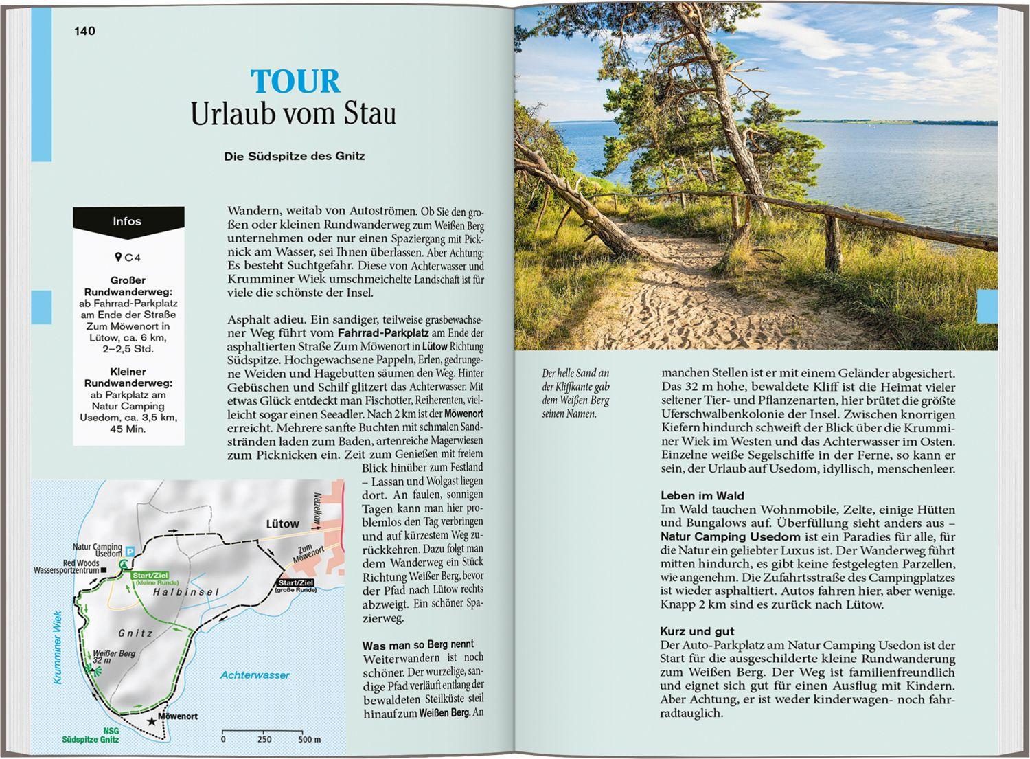 Beispielinhalt (Bild) DUMONT Reise-Taschenbuch Reiseführer Usedom
