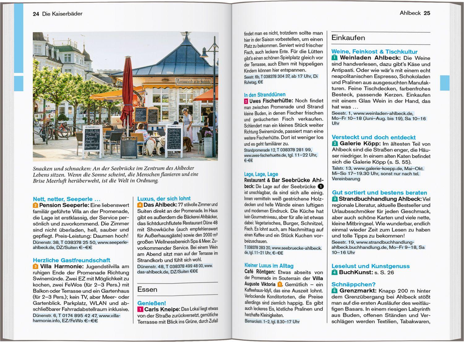 Beispielinhalt (Bild) DUMONT Reise-Taschenbuch Reiseführer Usedom