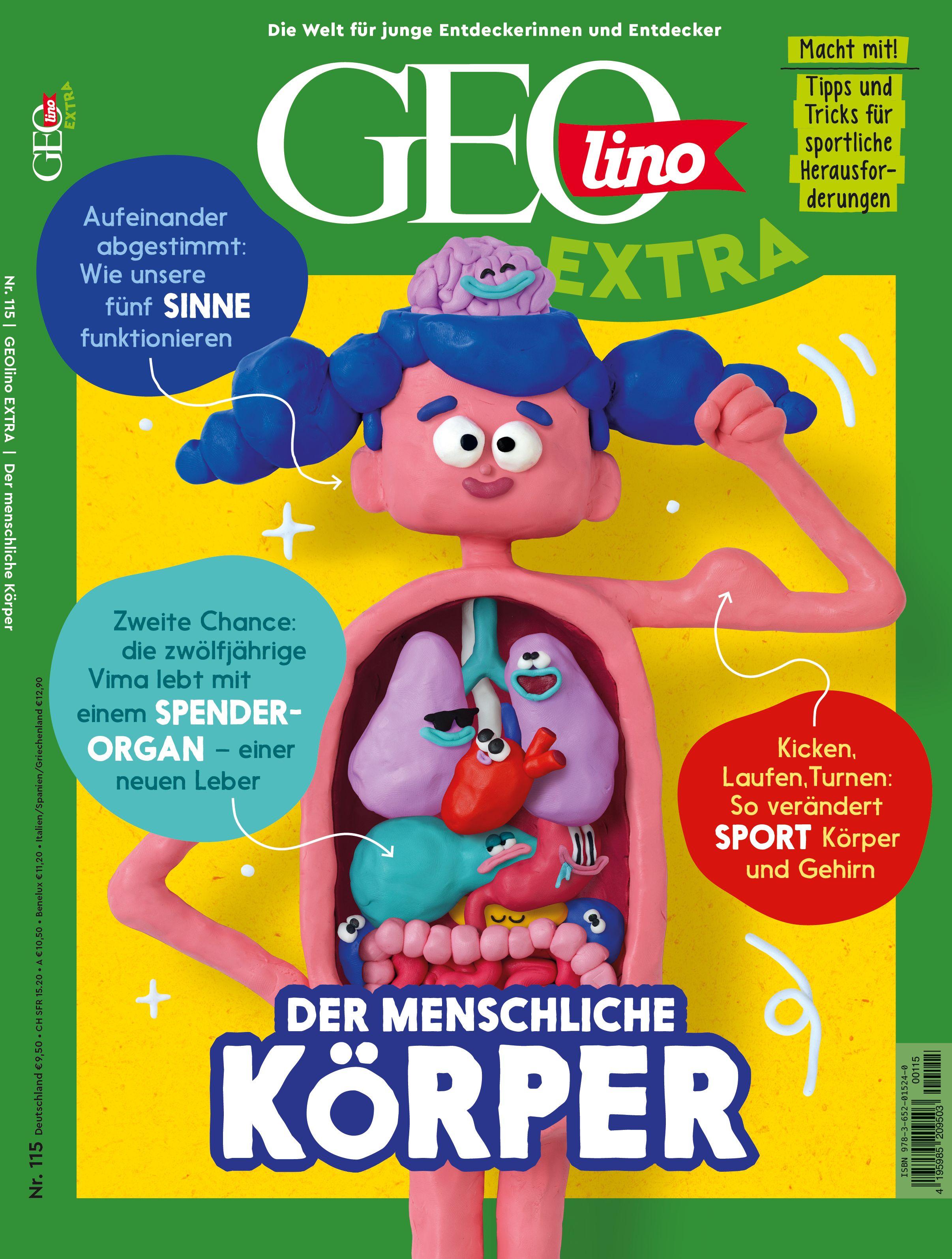 Vorderes Coverbild GEOlino extra 115/2025 - Körper