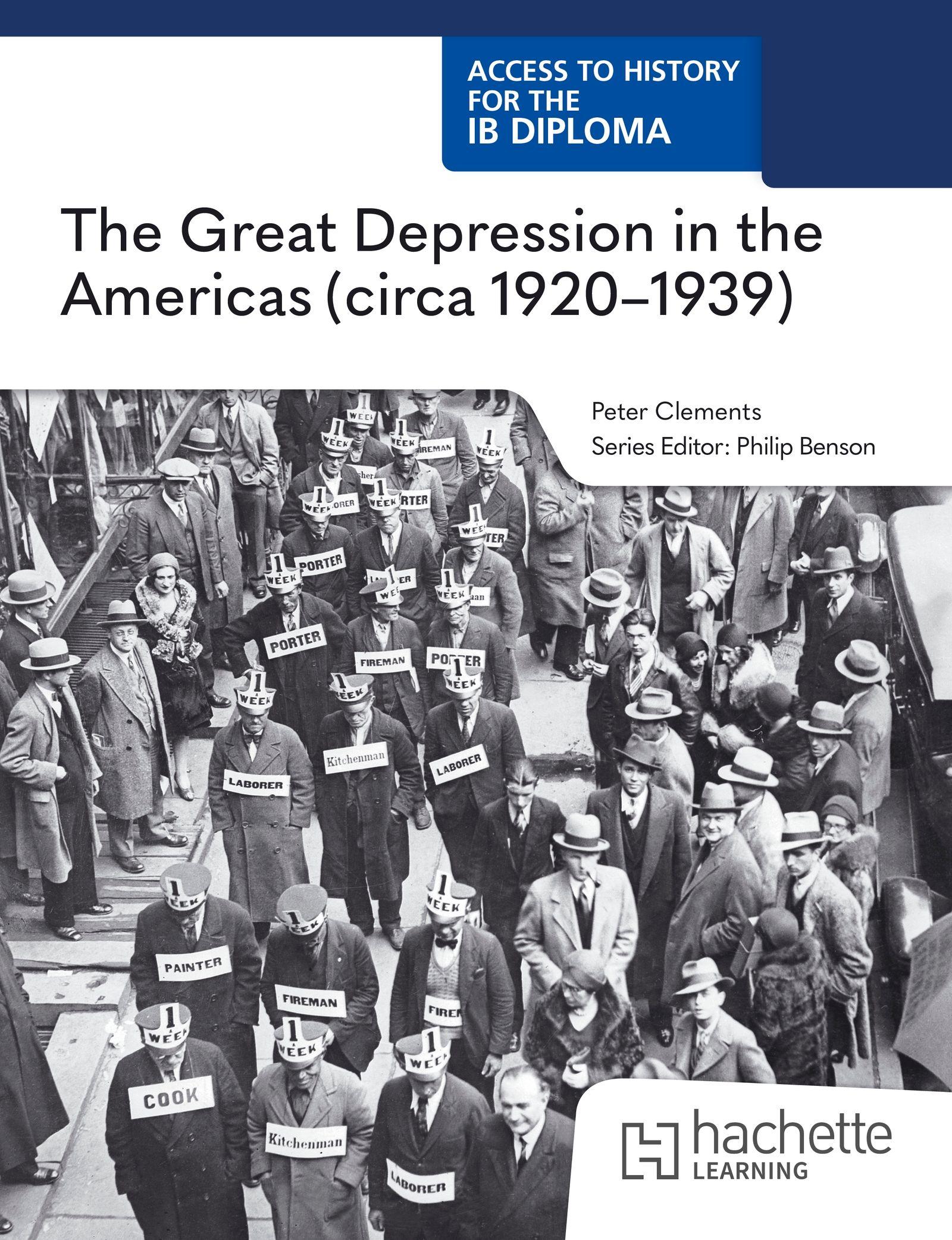 Vorderes Coverbild Access to History for the IB Diploma: The Great Depression in the Americas (circa 1920-1939)