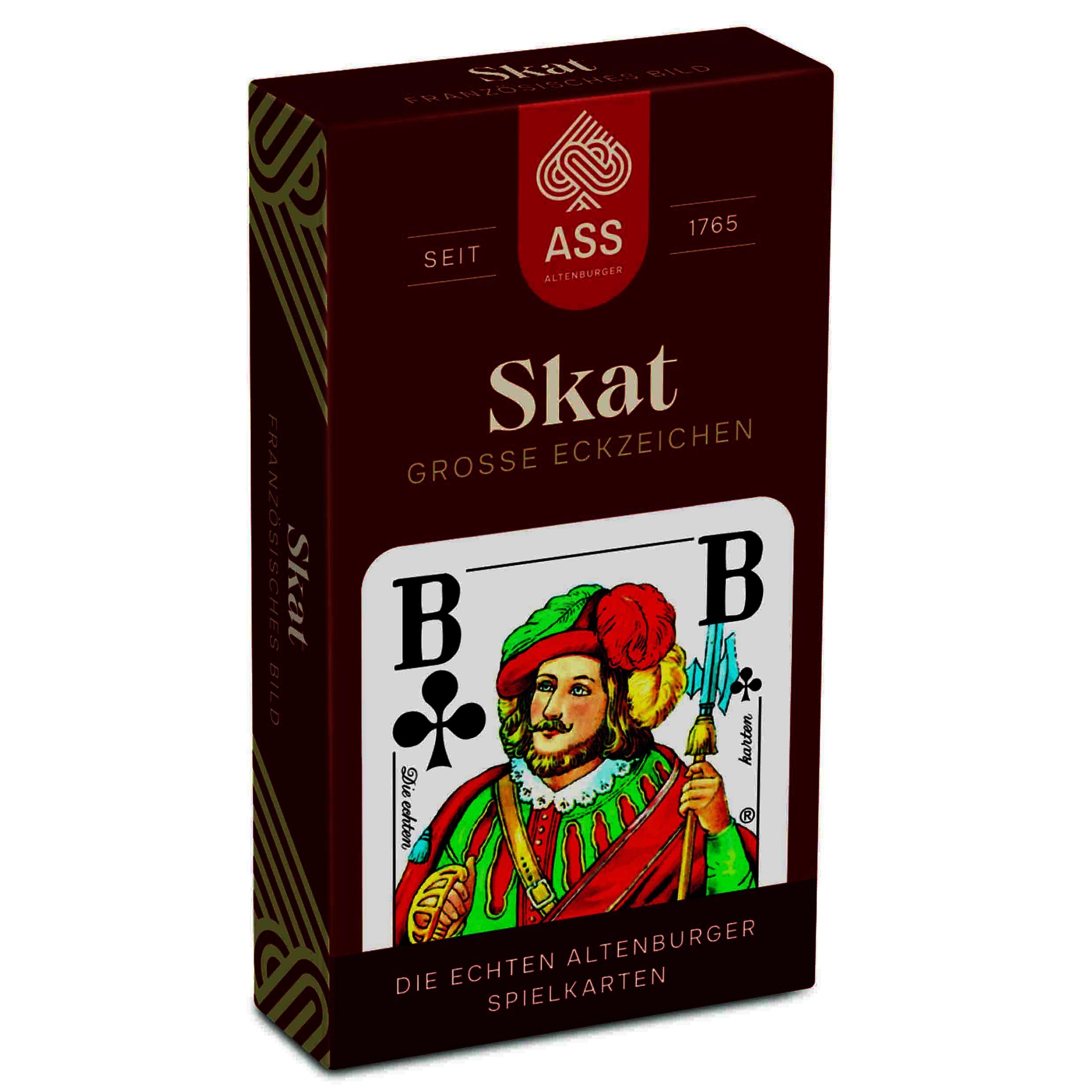 Vorderes Coverbild Skat große Eckzeichen französisches Bild (FSC zertifiziert)