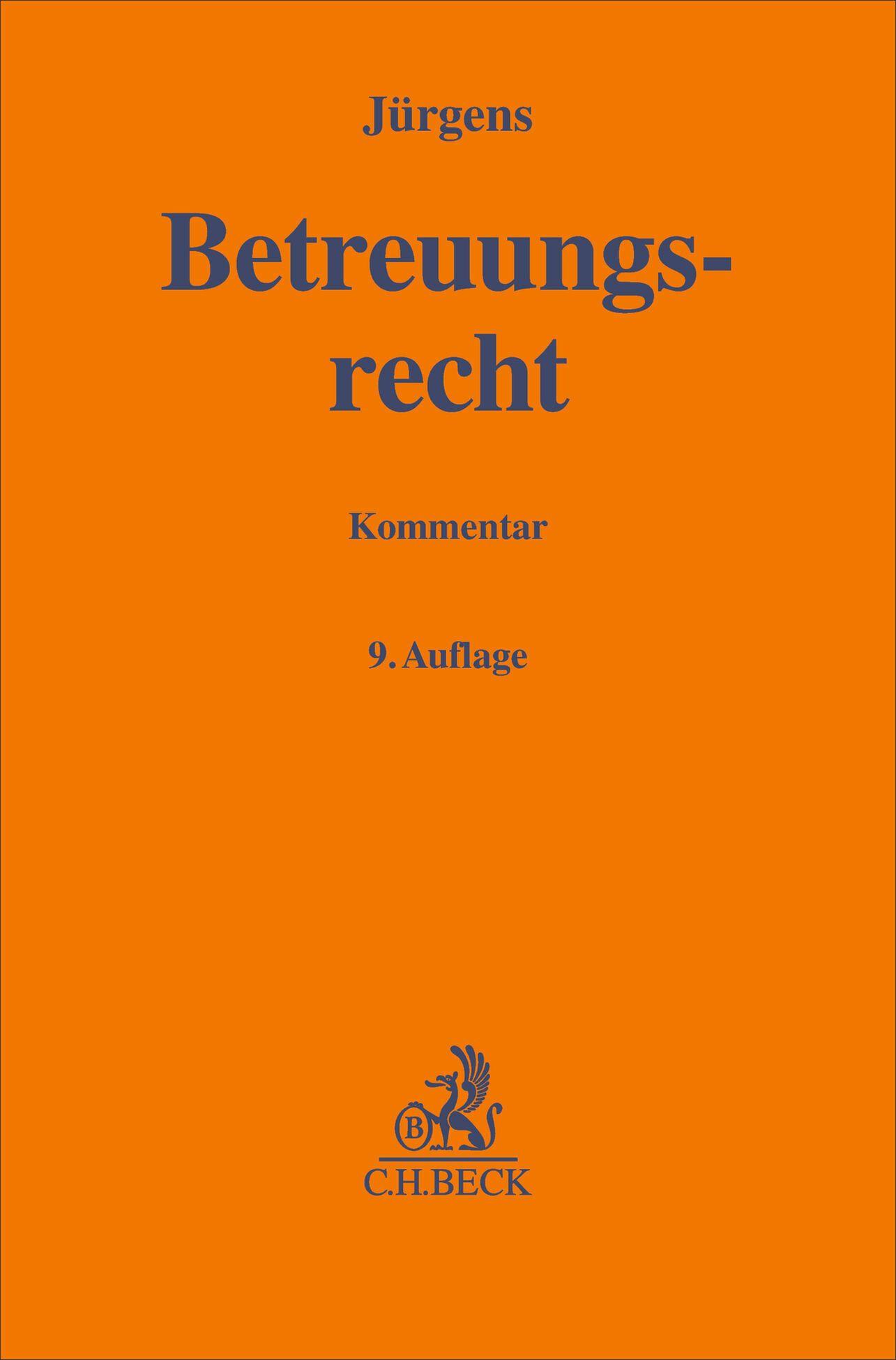 Vorderes Coverbild Betreuungsrecht