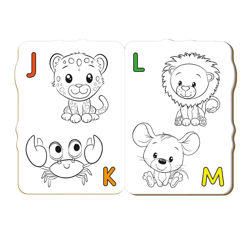 Beispielinhalt (Bild) TRÖTSCH - ABC-Malbuch Zum Schulstart Tierfreunde