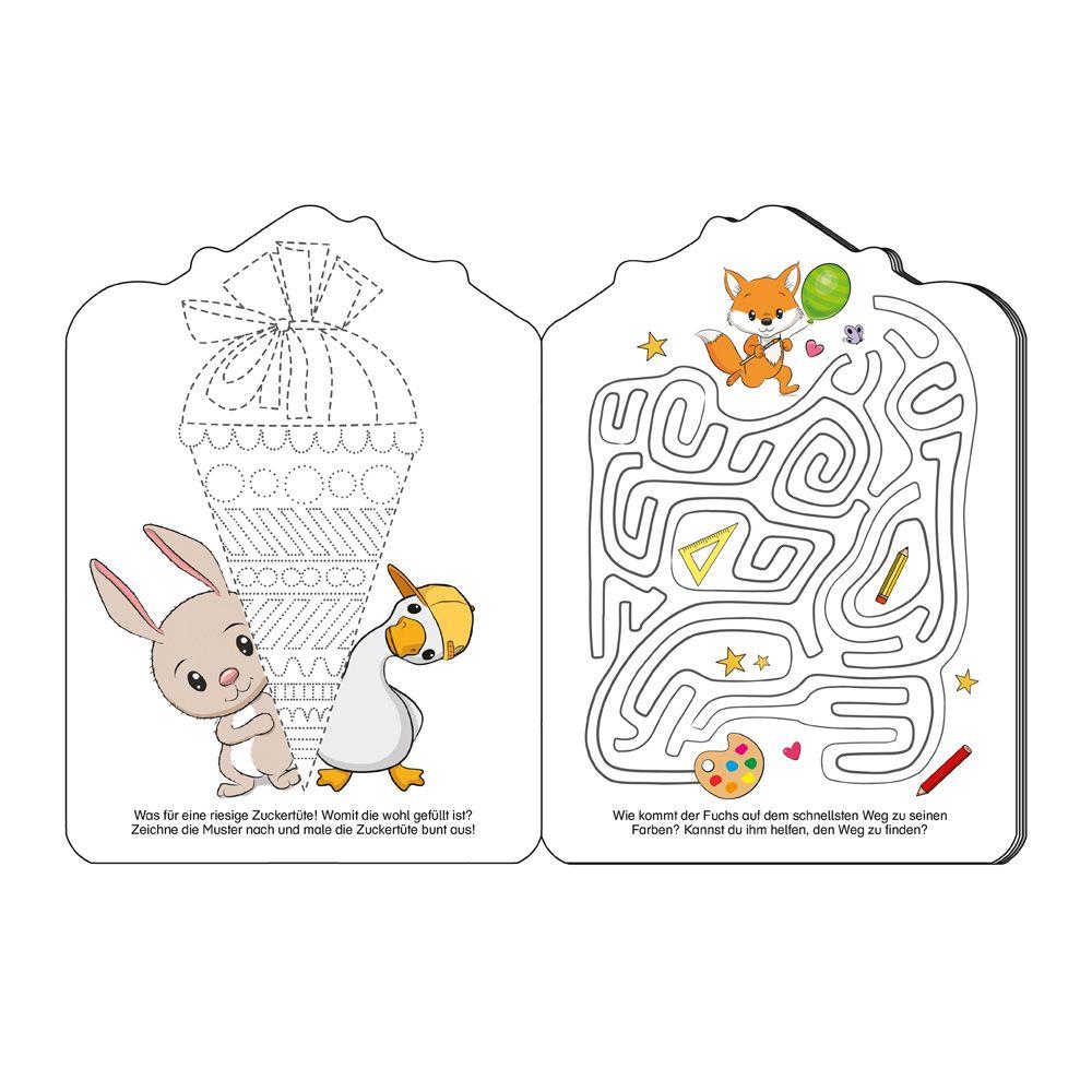 Beispielinhalt (Bild) TRÖTSCH - Übungsbuch Zum Schulstart Tierfreunde