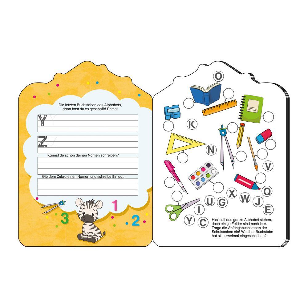 Beispielinhalt (Bild) TRÖTSCH - Übungsbuch Zum Schulstart Tierfreunde