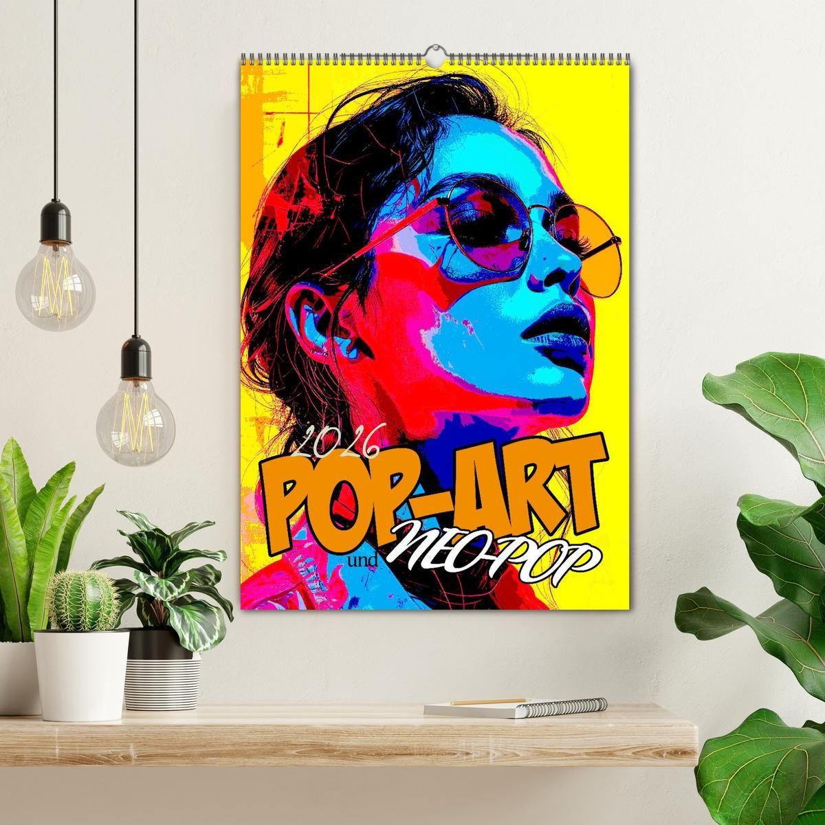 Beispielinhalt (Bild) Pop-Art und Neo-Pop (Wandkalender 2026 DIN A2 hoch), CALVENDO Monatskalender