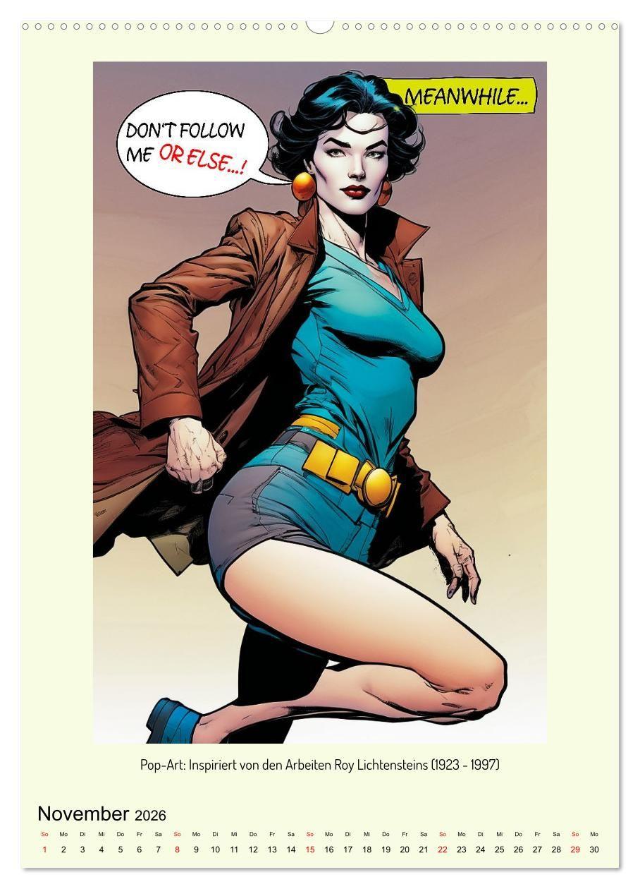 Beispielinhalt (Bild) Pop-Art und Neo-Pop (Wandkalender 2026 DIN A2 hoch), CALVENDO Monatskalender