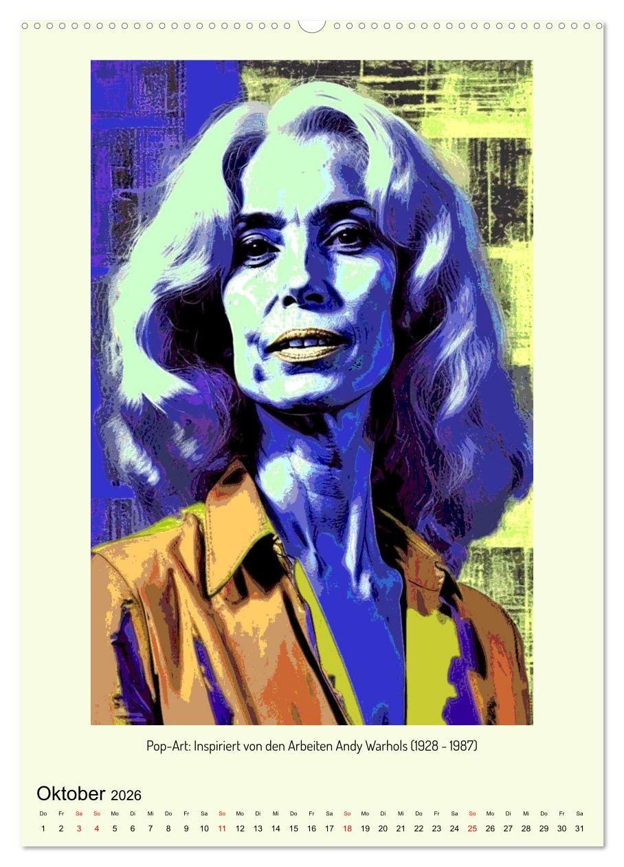 Beispielinhalt (Bild) Pop-Art und Neo-Pop (Wandkalender 2026 DIN A2 hoch), CALVENDO Monatskalender