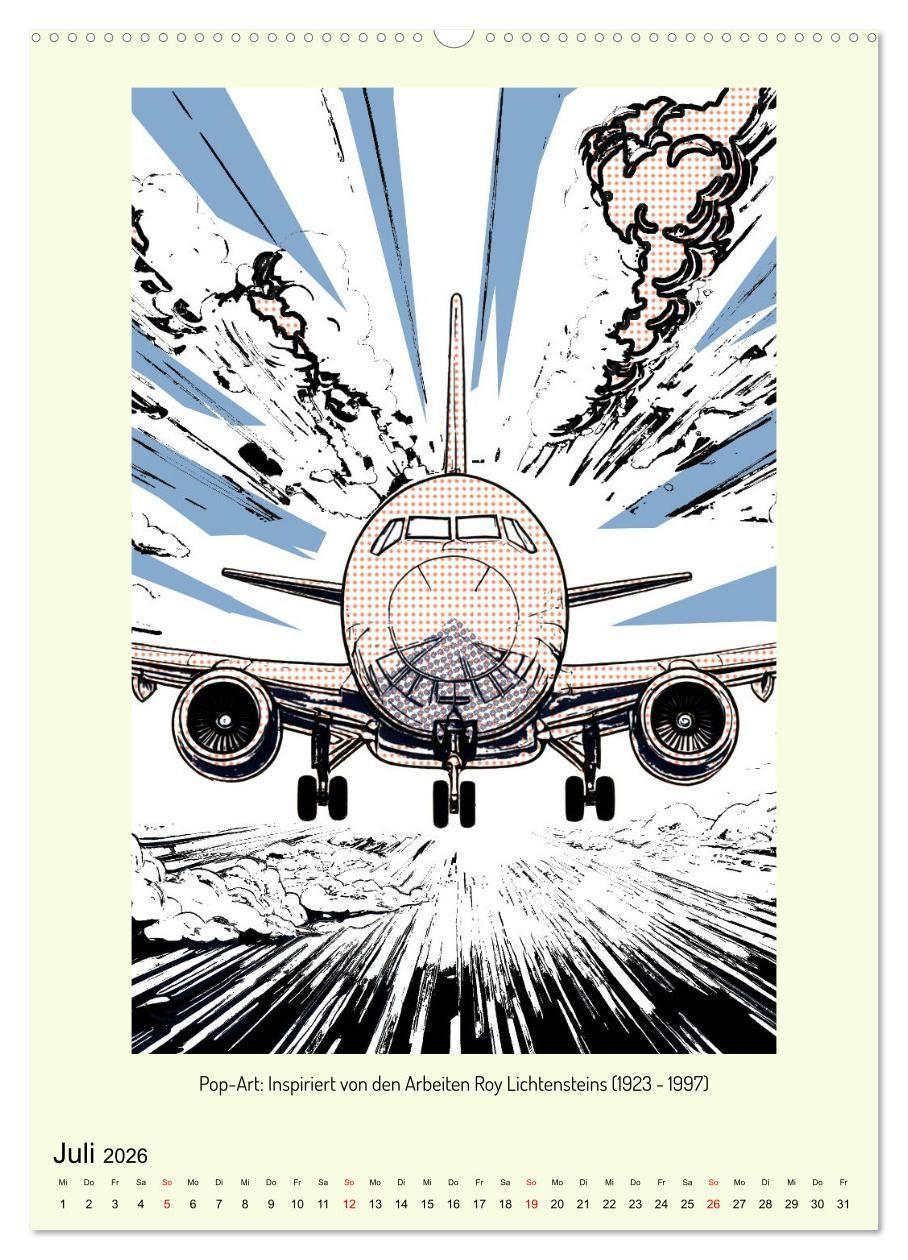Beispielinhalt (Bild) Pop-Art und Neo-Pop (Wandkalender 2026 DIN A2 hoch), CALVENDO Monatskalender