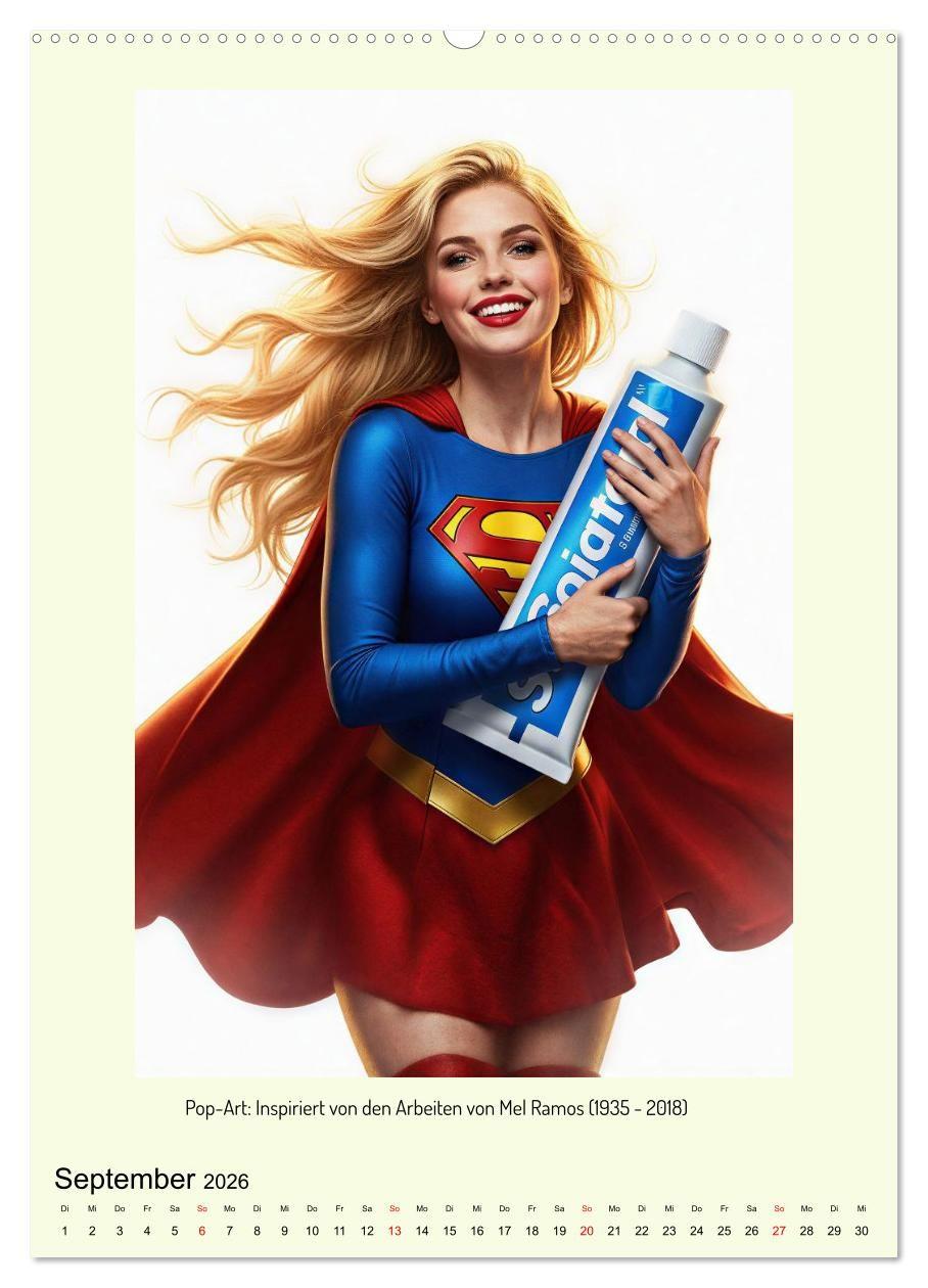 Beispielinhalt (Bild) Pop-Art und Neo-Pop (Wandkalender 2026 DIN A2 hoch), CALVENDO Monatskalender