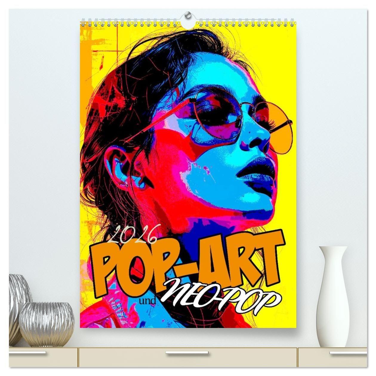 Vorderes Coverbild Pop-Art und Neo-Pop (hochwertiger Premium Wandkalender 2026 DIN A2 hoch), Kunstdruck in Hochglanz