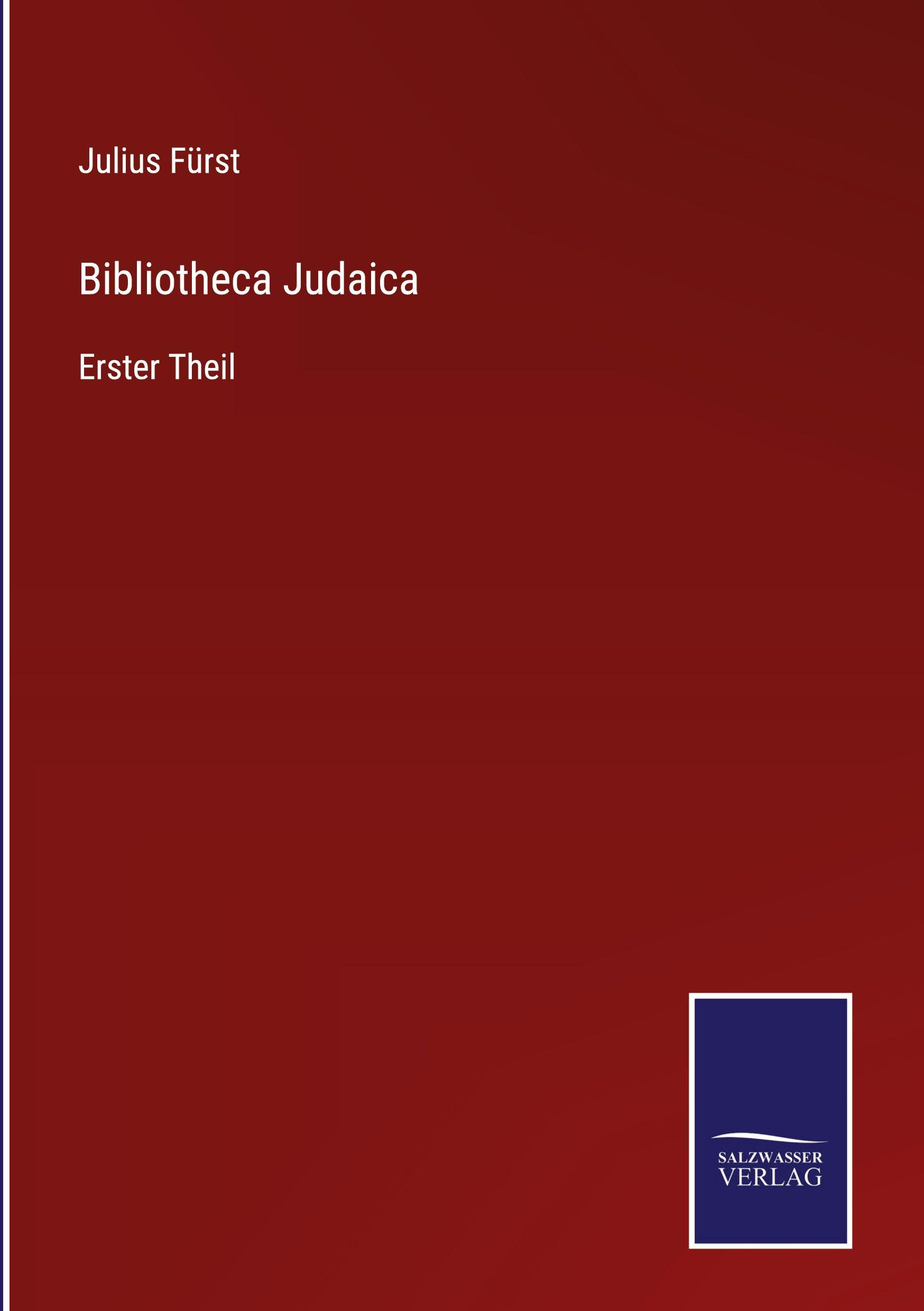 Vorderes Coverbild Bibliotheca Judaica