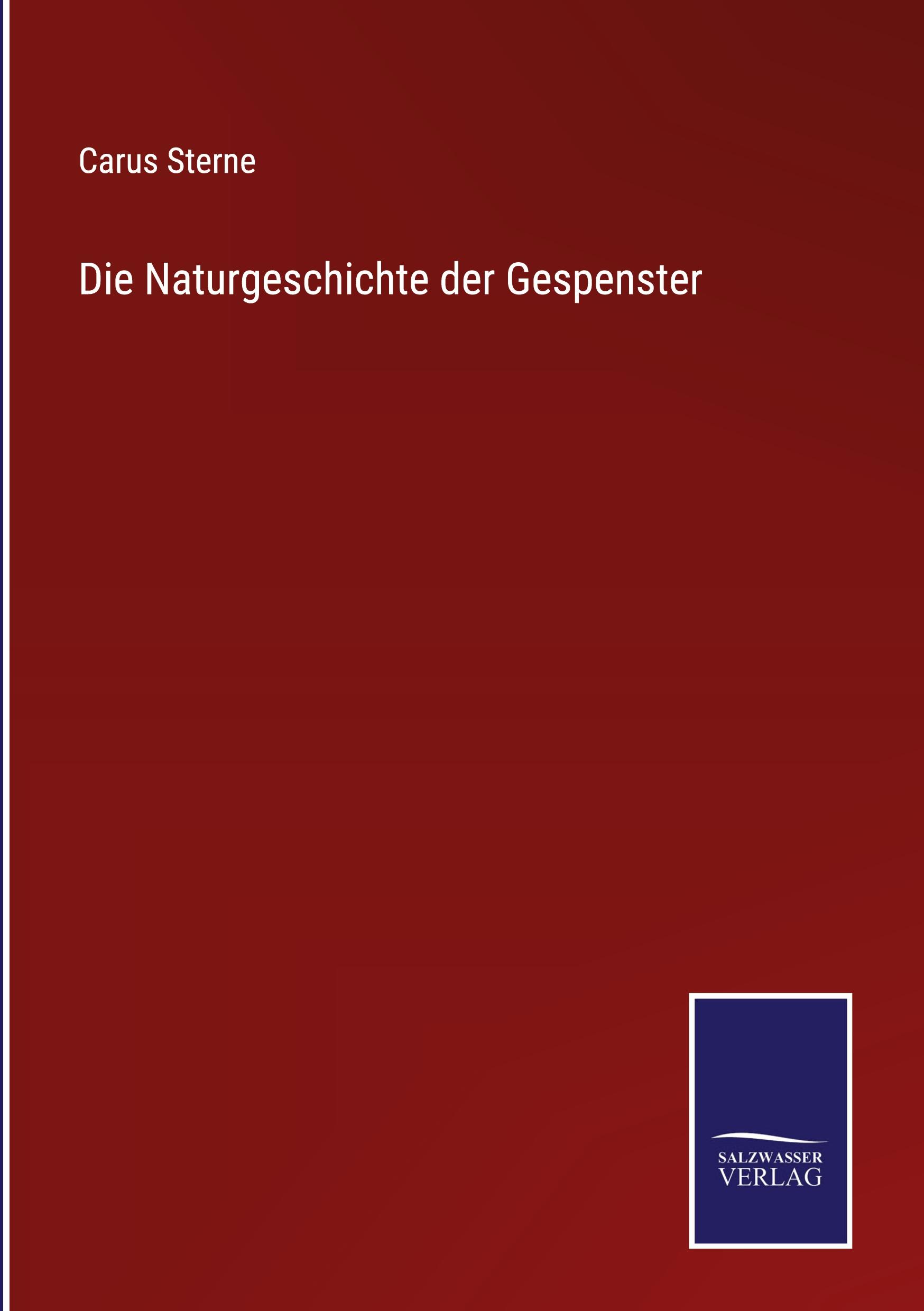 Vorderes Coverbild Die Naturgeschichte der Gespenster