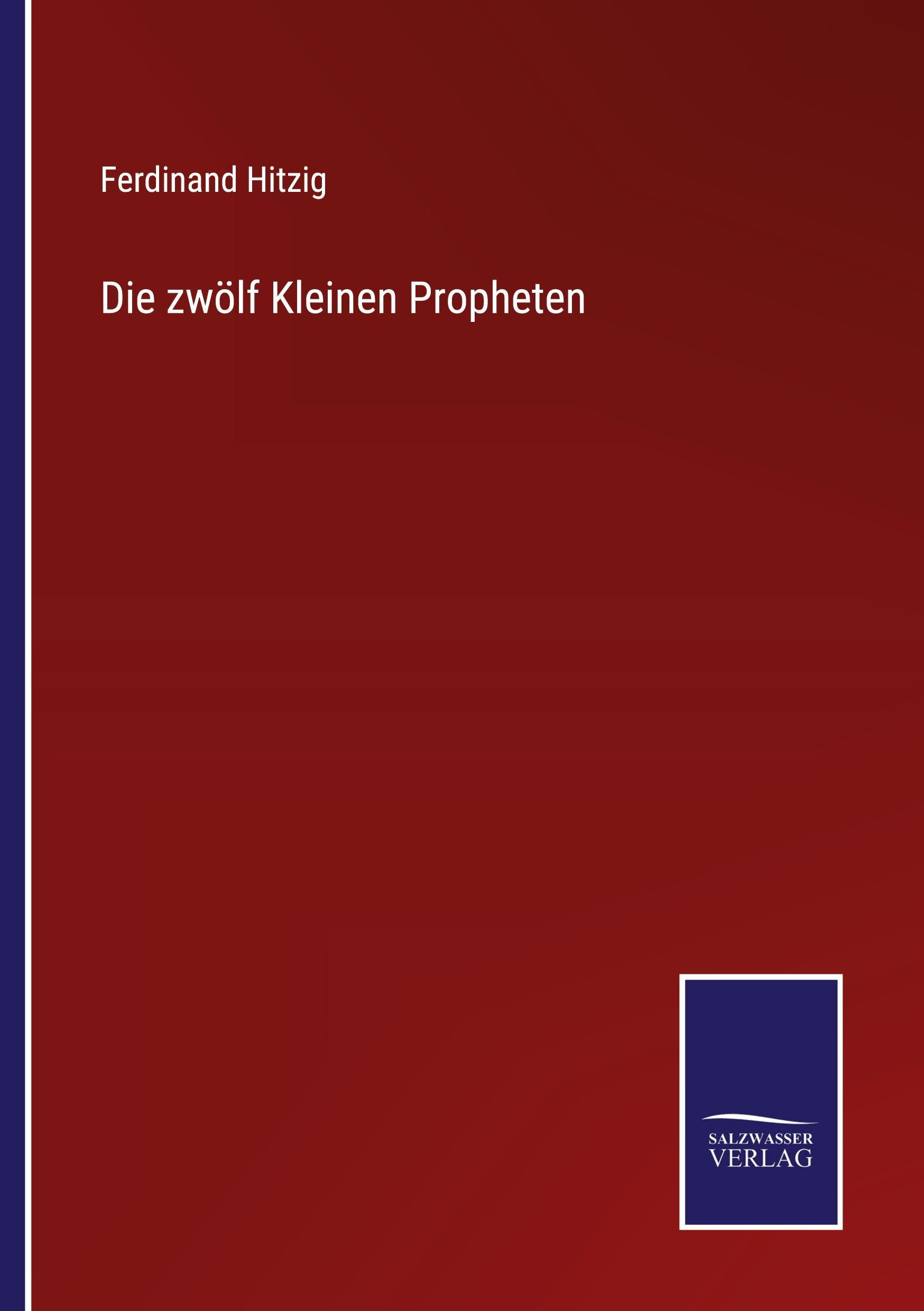 Vorderes Coverbild Die zwölf Kleinen Propheten
