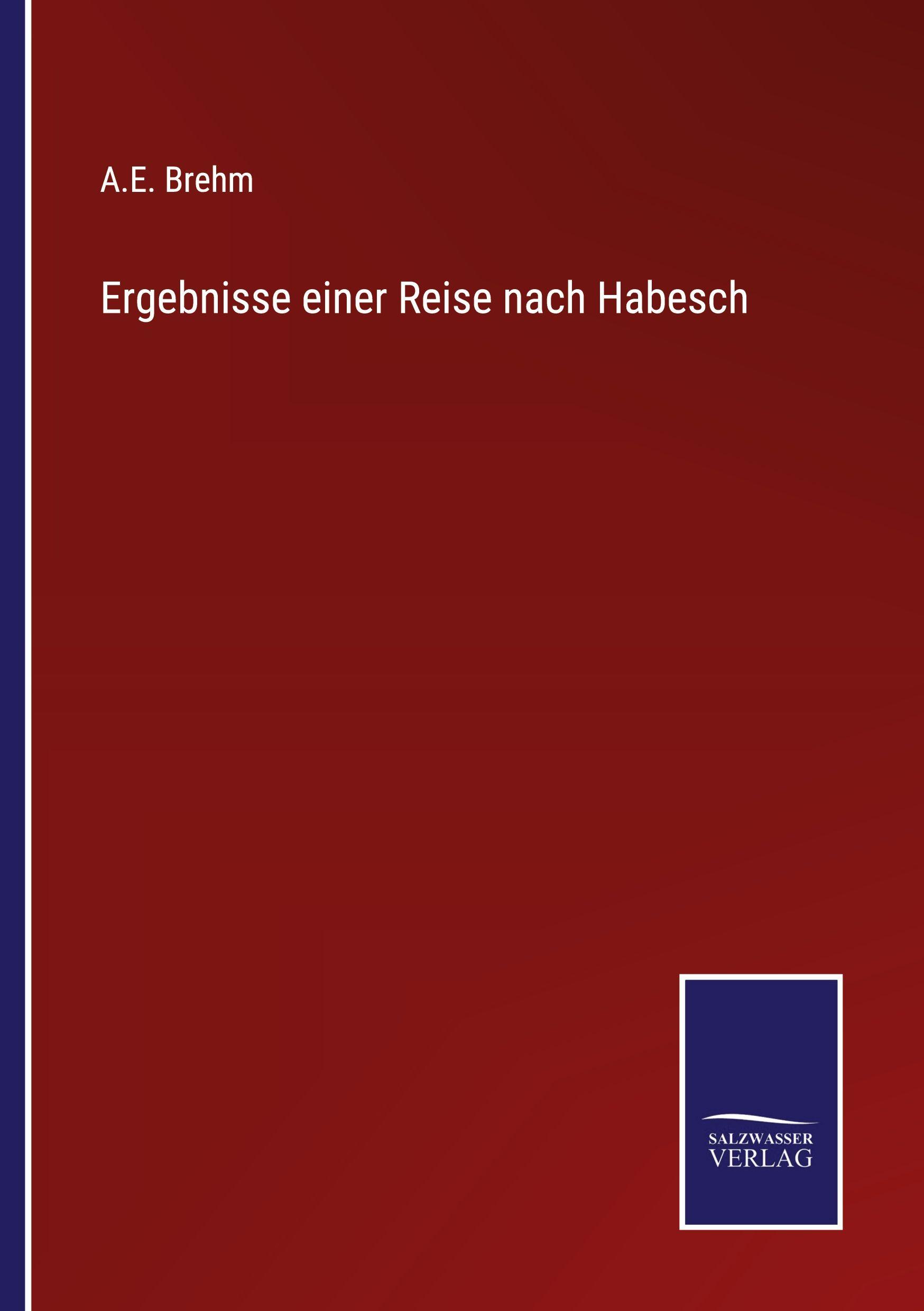 Vorderes Coverbild Ergebnisse einer Reise nach Habesch