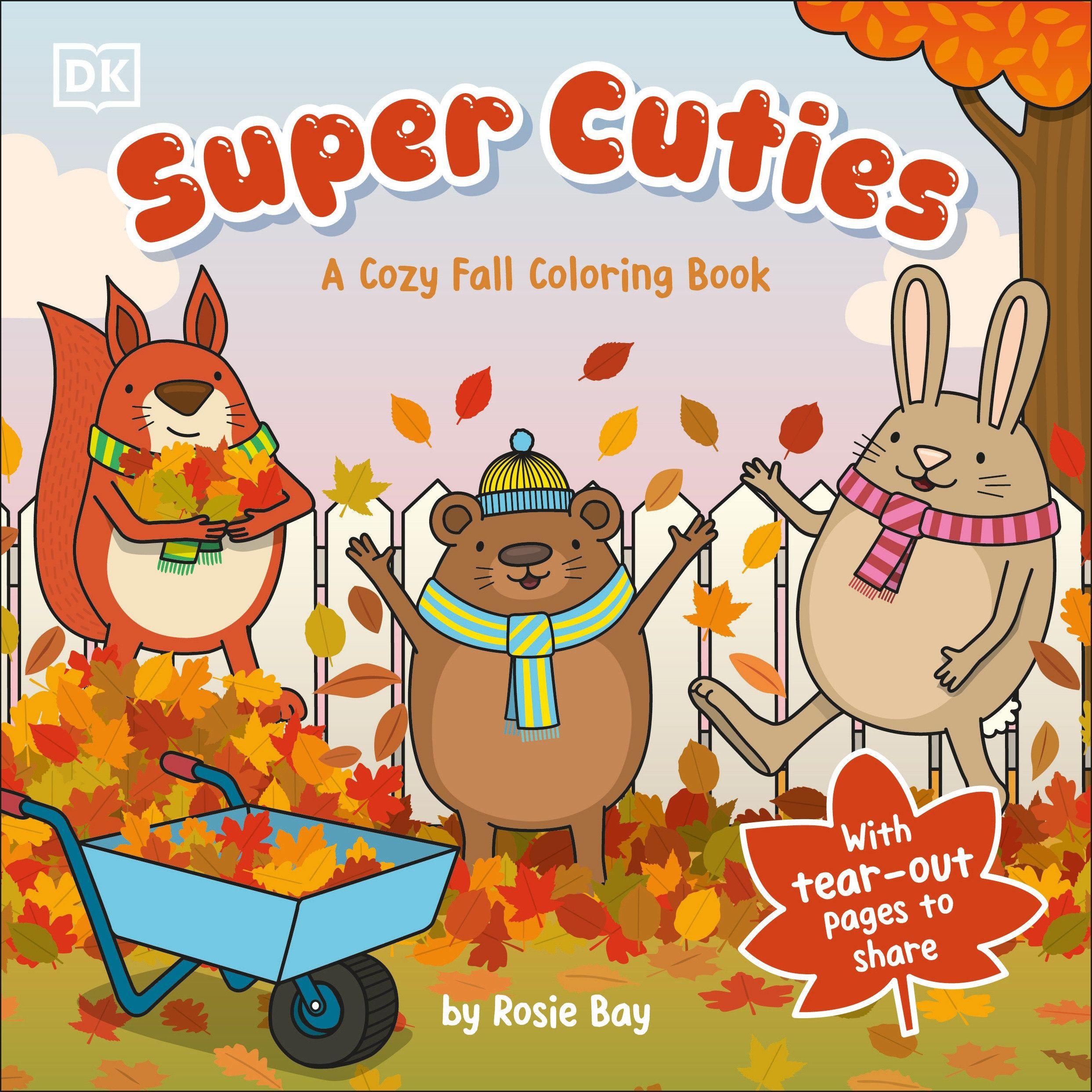 Vorderes Coverbild Super Cuties a Cozy Fall Coloring Book