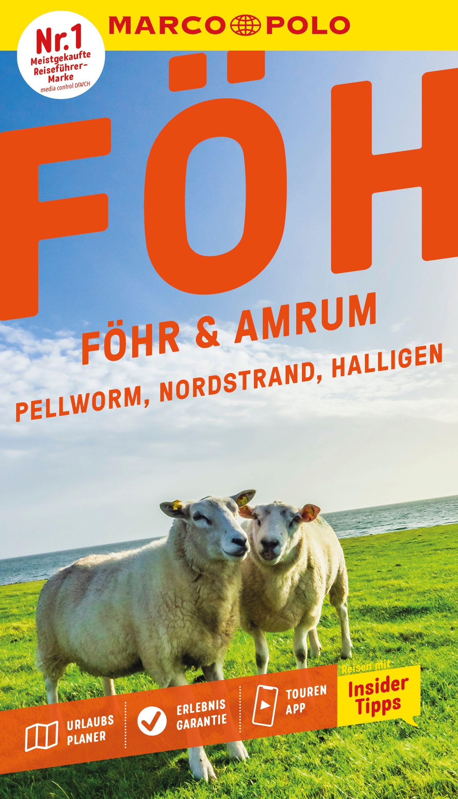Vorderes Coverbild MARCO POLO Reiseführer Föhr, Amrum, Pellworm, Nordstrand, Halligen
