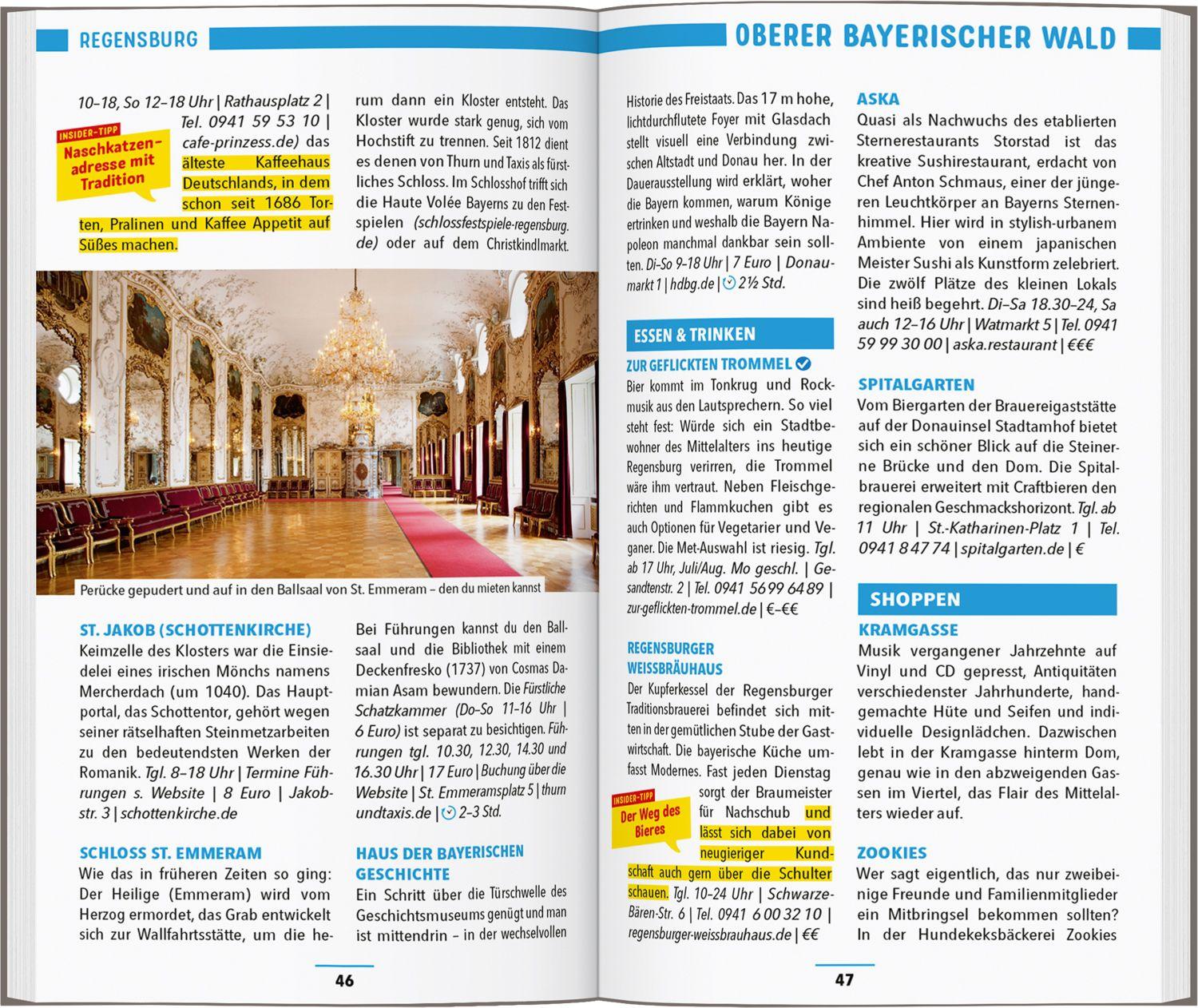 Beispielinhalt (Bild) MARCO POLO Reiseführer Bayerischer Wald