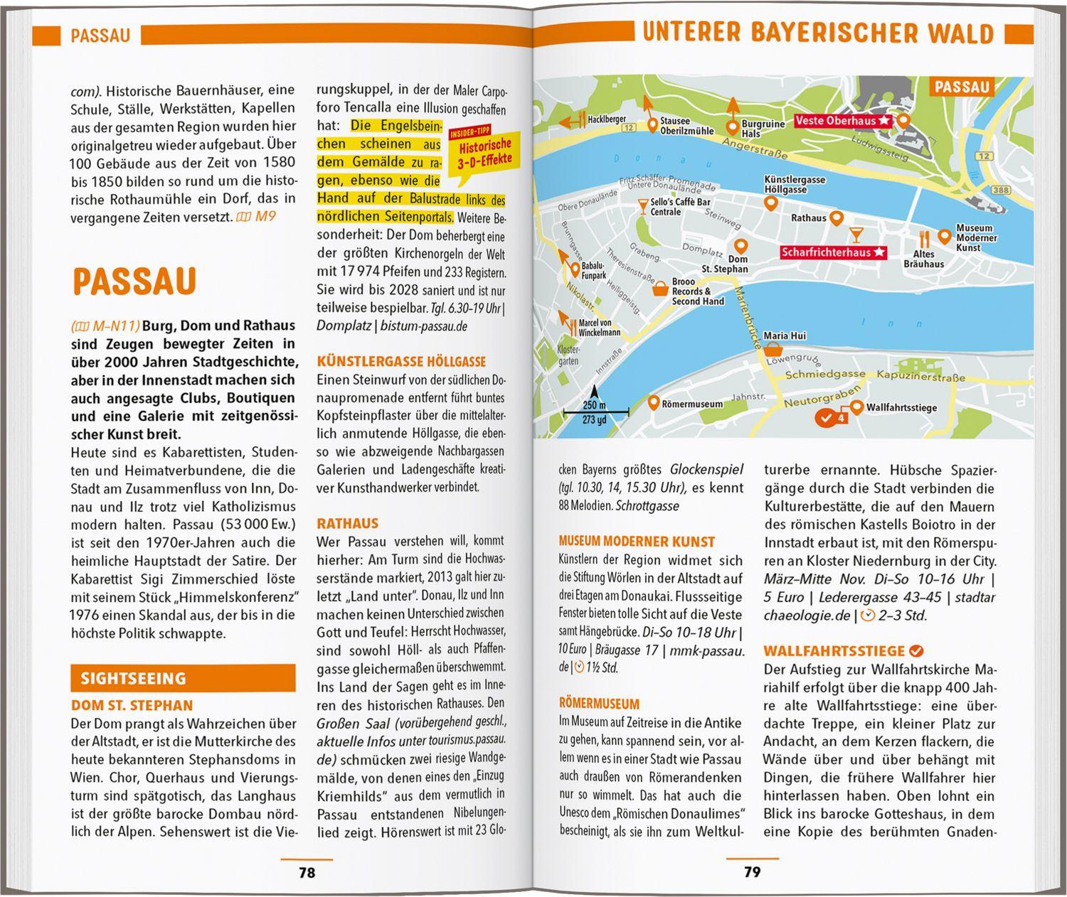 Beispielinhalt (Bild) MARCO POLO Reiseführer Bayerischer Wald