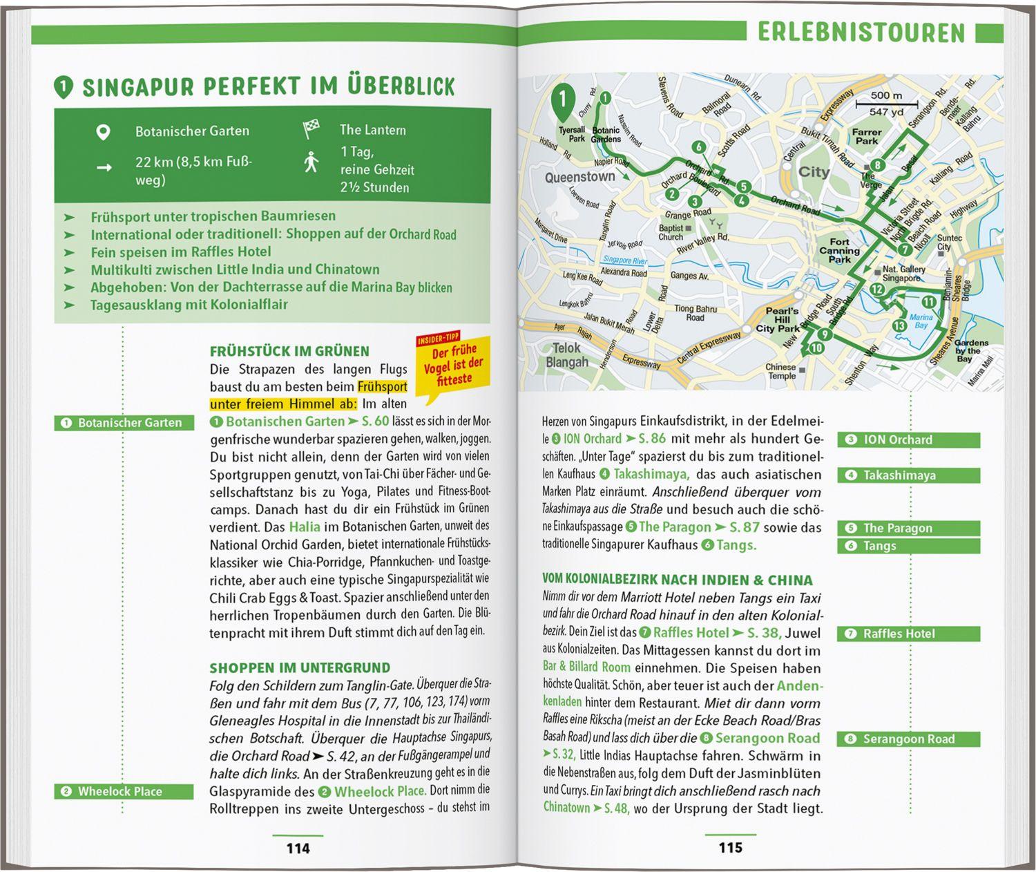 Beispielinhalt (Bild) MARCO POLO Reiseführer Singapur