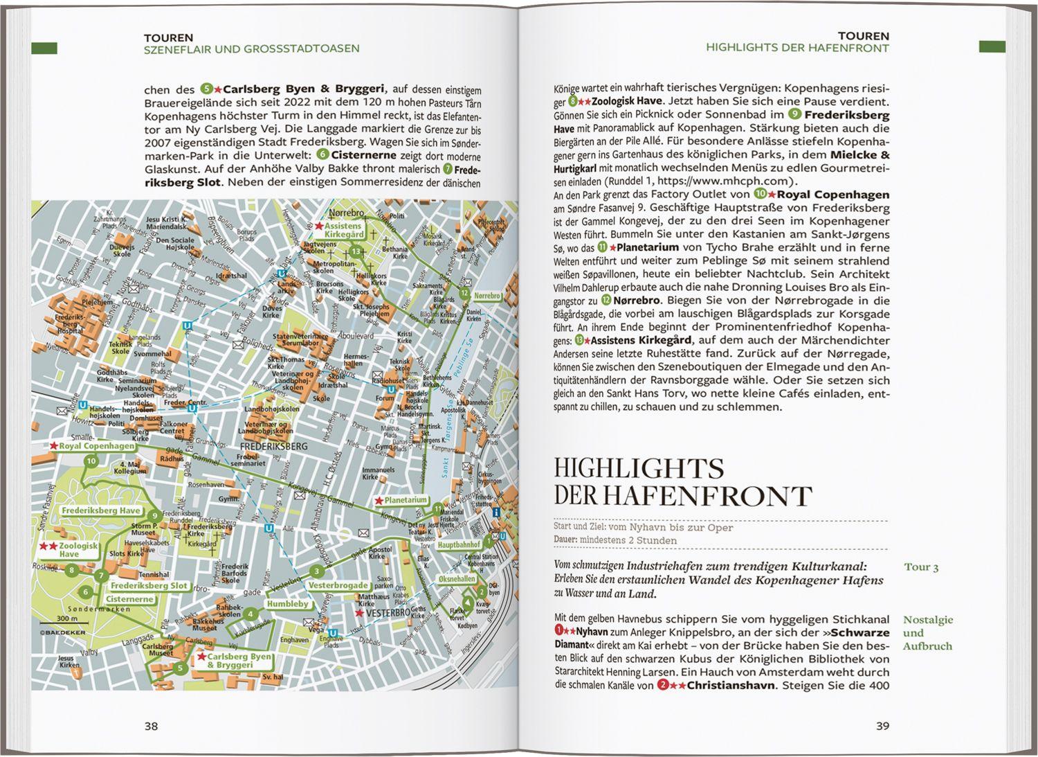 Beispielinhalt (Bild) Baedeker Reiseführer Kopenhagen