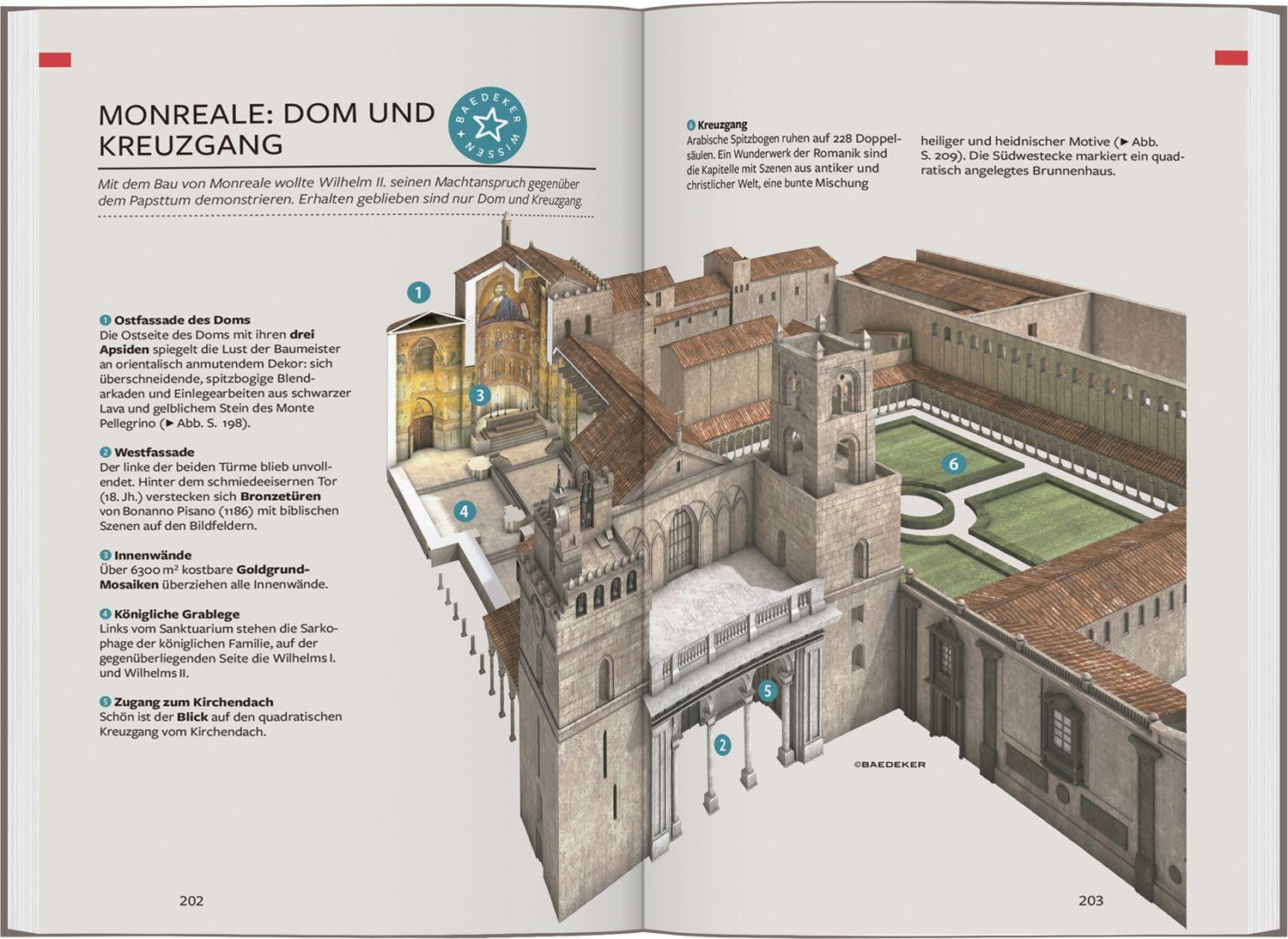 Beispielinhalt (Bild) Baedeker Reiseführer Sizilien