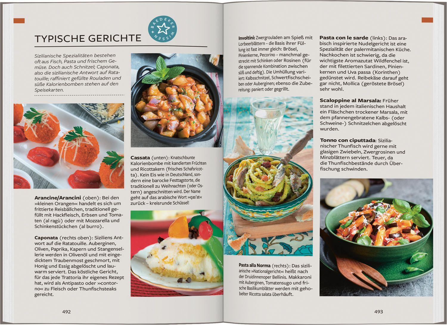 Beispielinhalt (Bild) Baedeker Reiseführer Sizilien