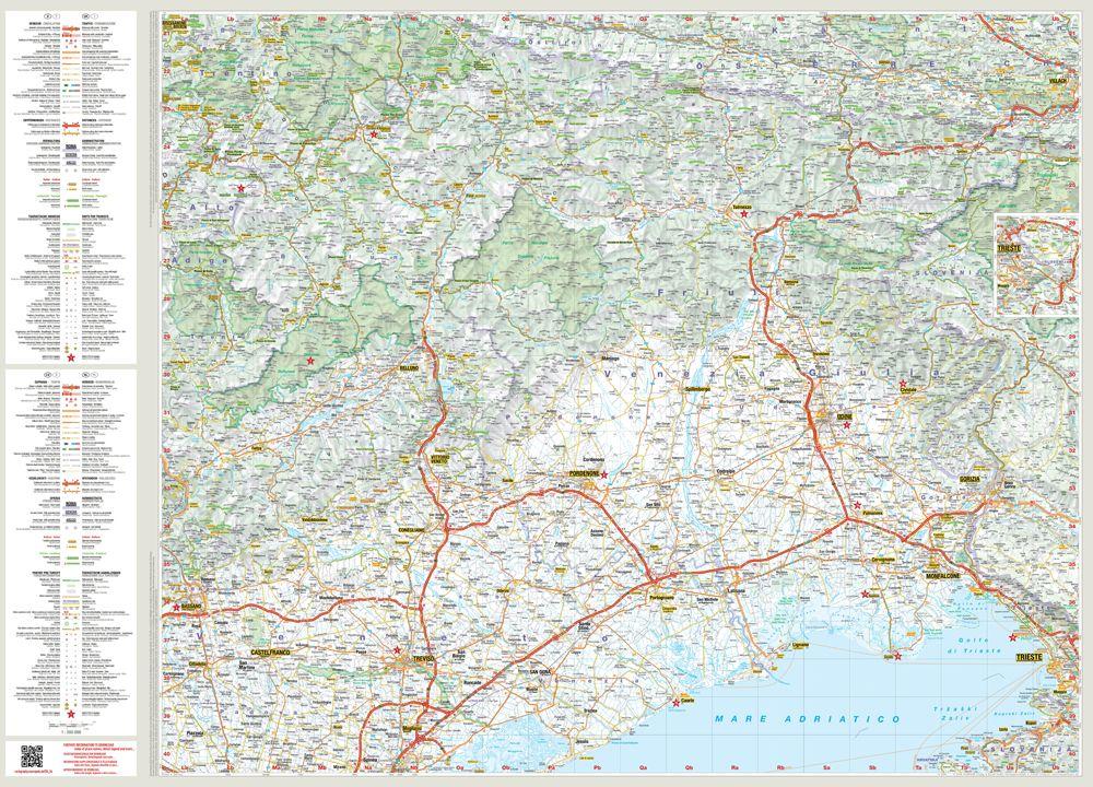 Beispielinhalt (Bild) MARCO POLO Reisekarte Italien 04 Venetien, Friaul, Gardasee 1:200.000