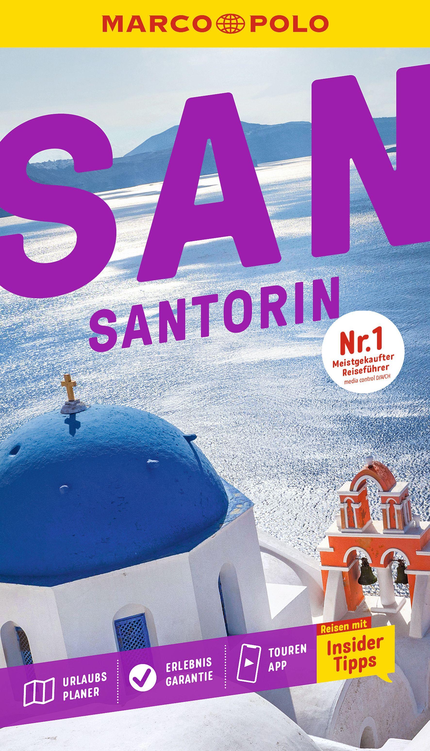 Vorderes Coverbild MARCO POLO Reiseführer Santorin