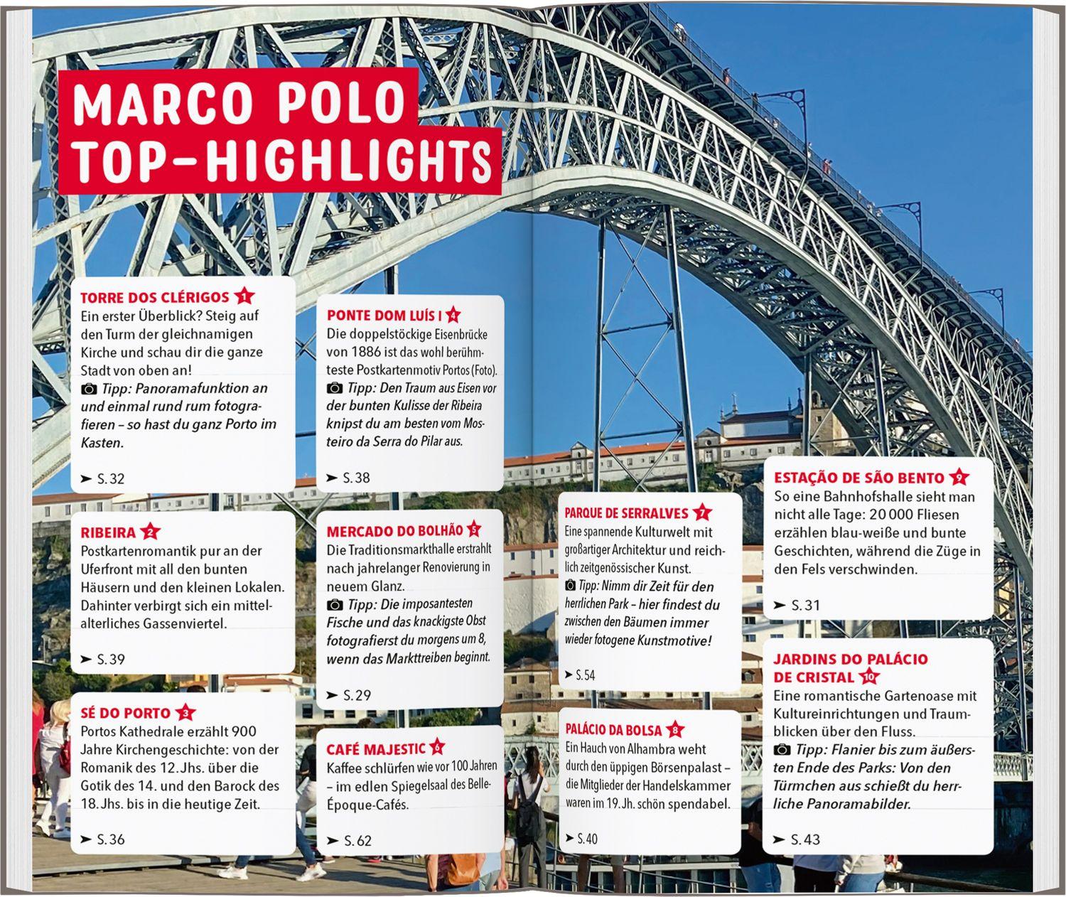 Beispielinhalt (Bild) MARCO POLO Reiseführer Porto