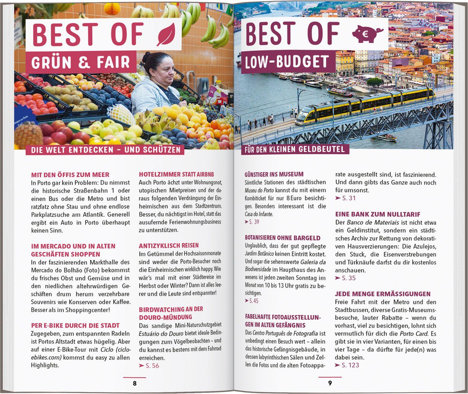 Beispielinhalt (Bild) MARCO POLO Reiseführer Porto
