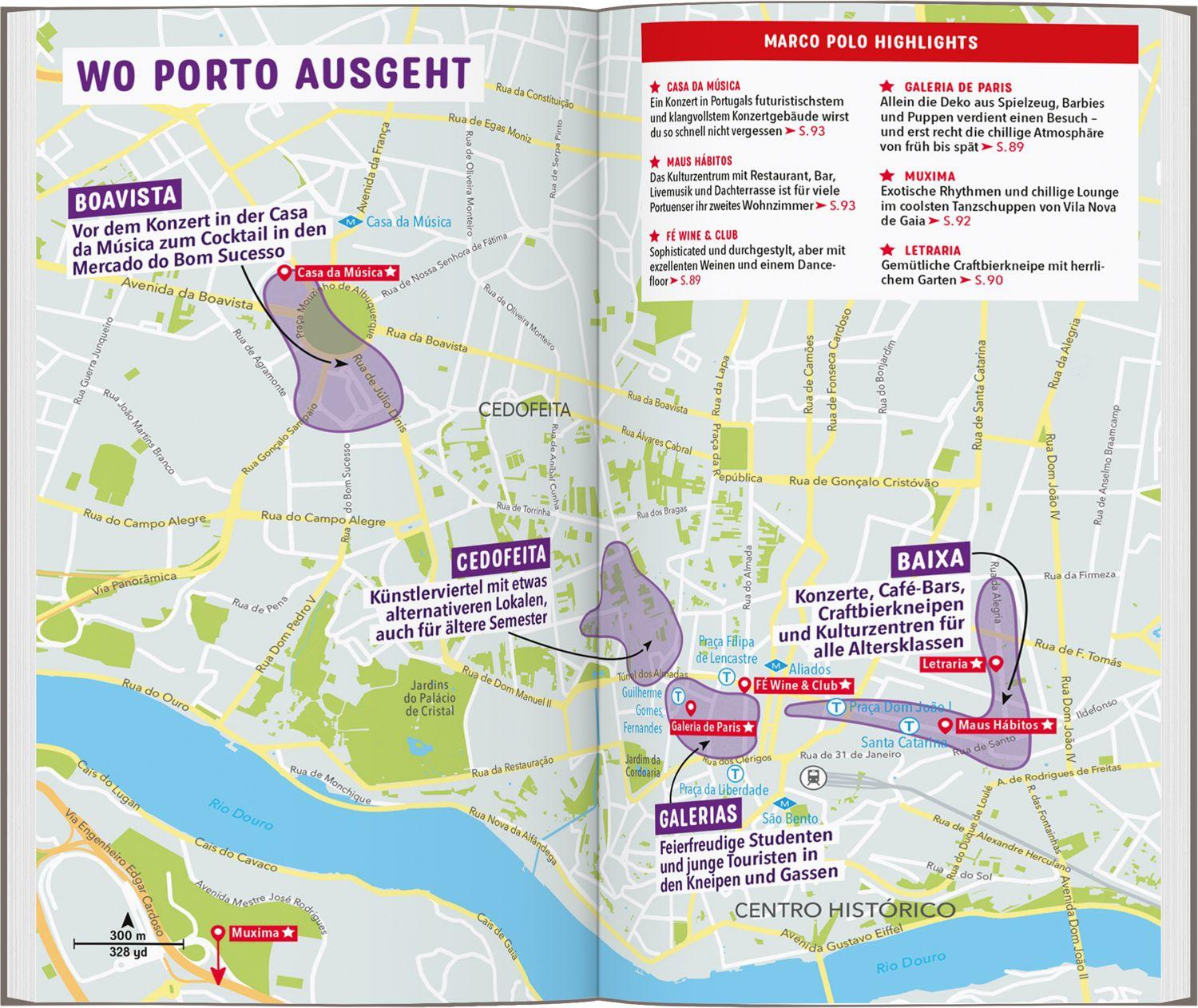 Beispielinhalt (Bild) MARCO POLO Reiseführer Porto