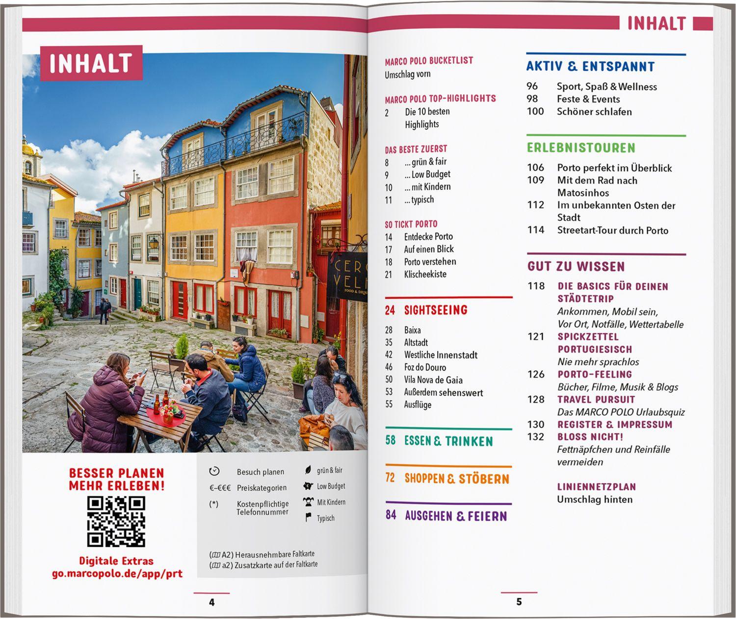 Beispielinhalt (Bild) MARCO POLO Reiseführer Porto