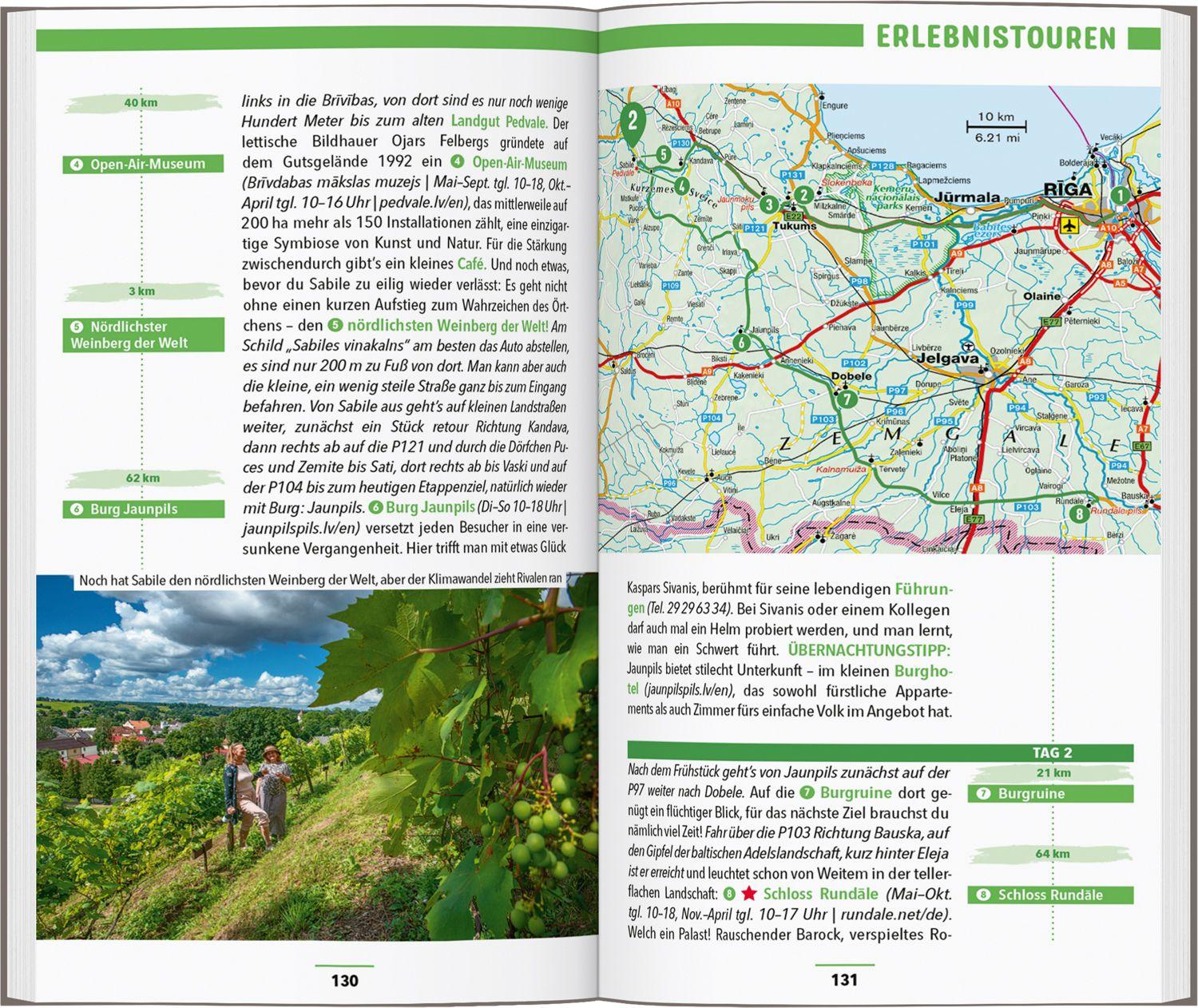 Beispielinhalt (Bild) MARCO POLO Reiseführer Baltikum, Estland, Lettland, Litauen