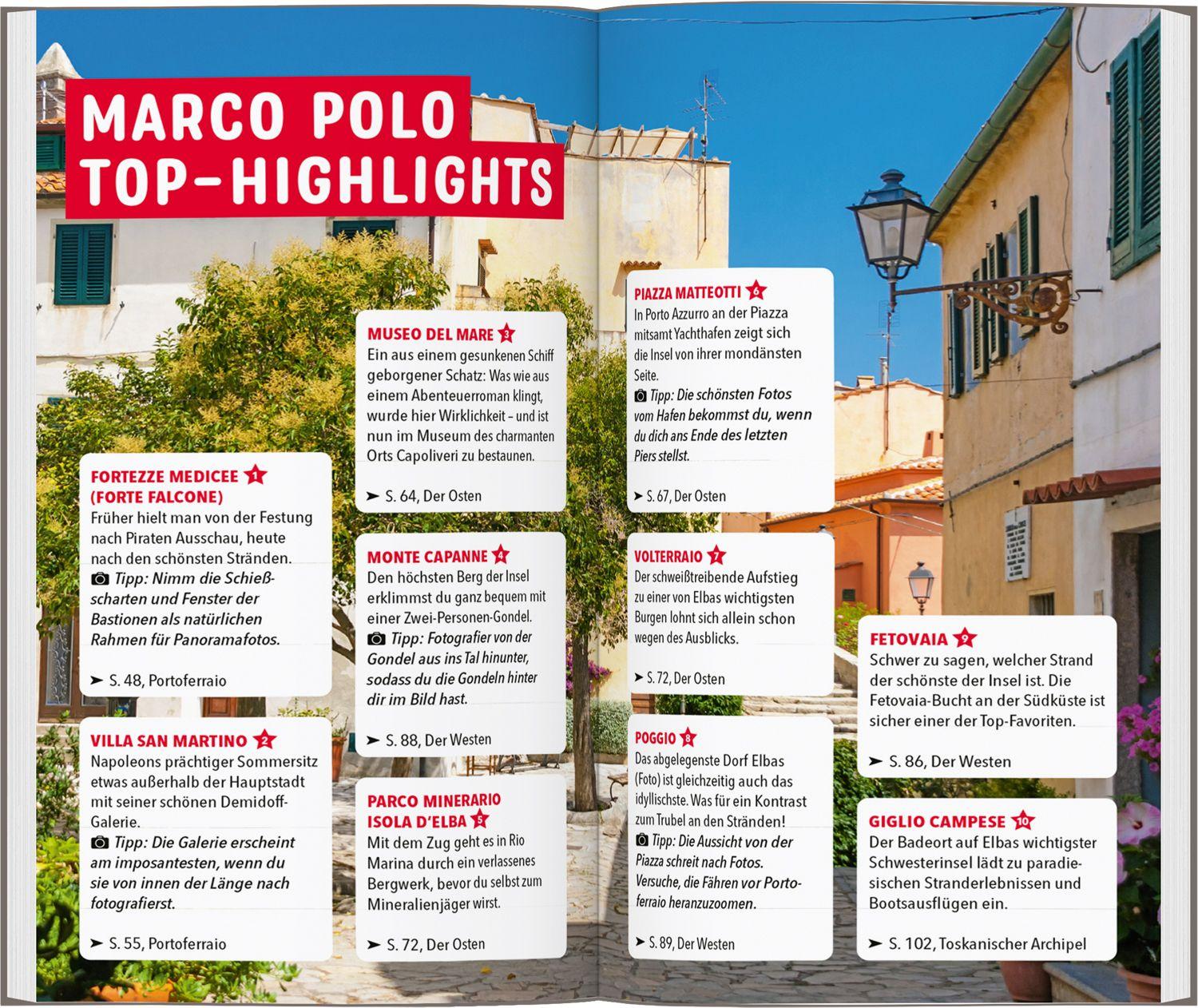 Beispielinhalt (Bild) MARCO POLO Reiseführer Elba, Toskanischer Archipel