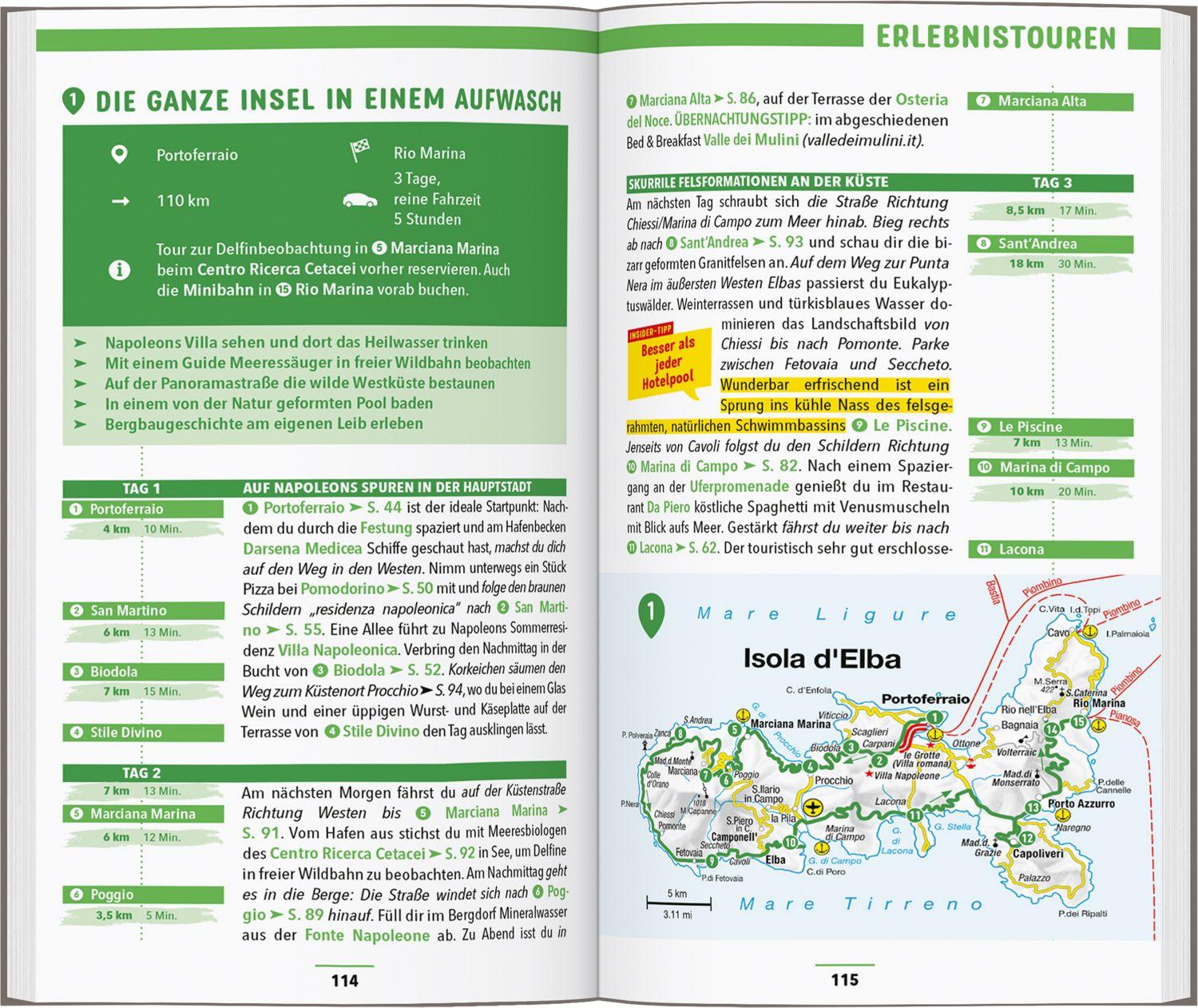 Beispielinhalt (Bild) MARCO POLO Reiseführer Elba, Toskanischer Archipel