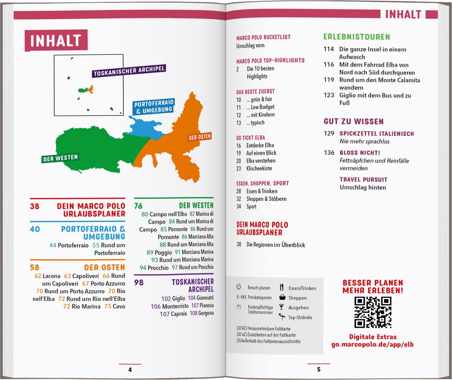Beispielinhalt (Bild) MARCO POLO Reiseführer Elba, Toskanischer Archipel