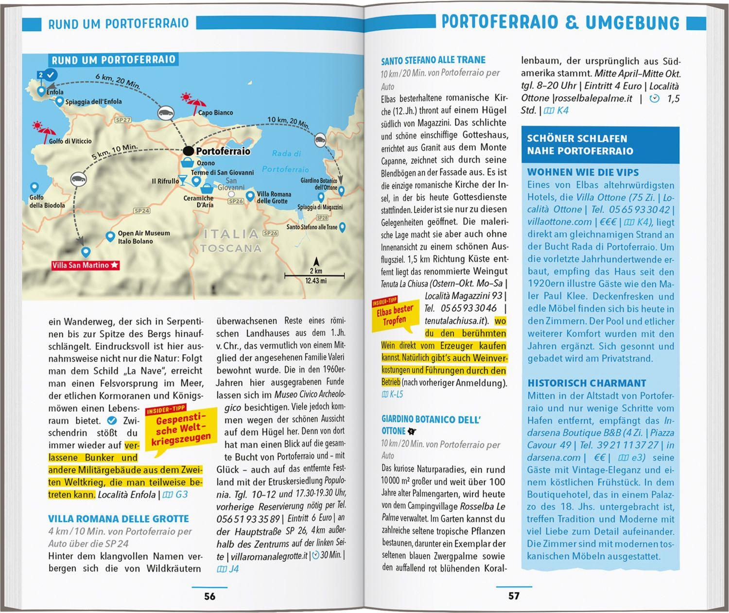 Beispielinhalt (Bild) MARCO POLO Reiseführer Elba, Toskanischer Archipel
