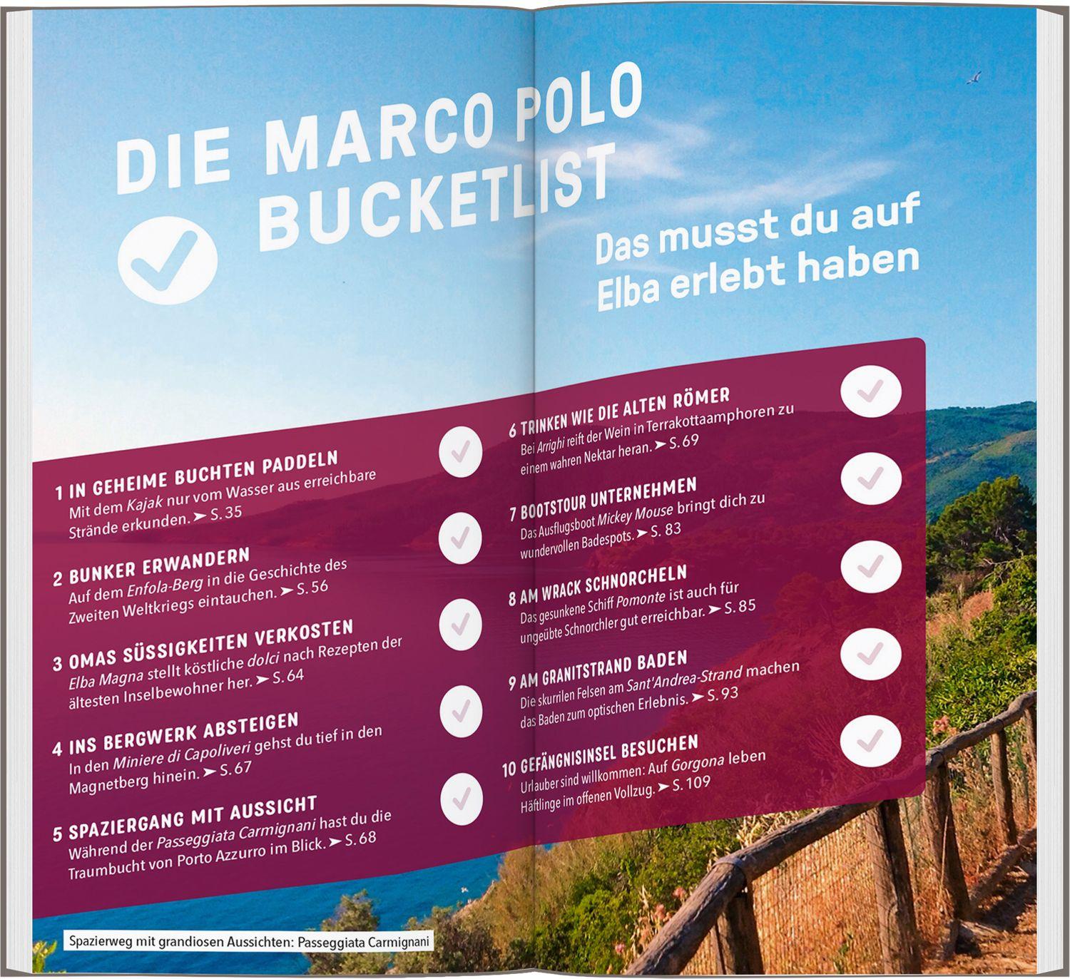 Beispielinhalt (Bild) MARCO POLO Reiseführer Elba, Toskanischer Archipel