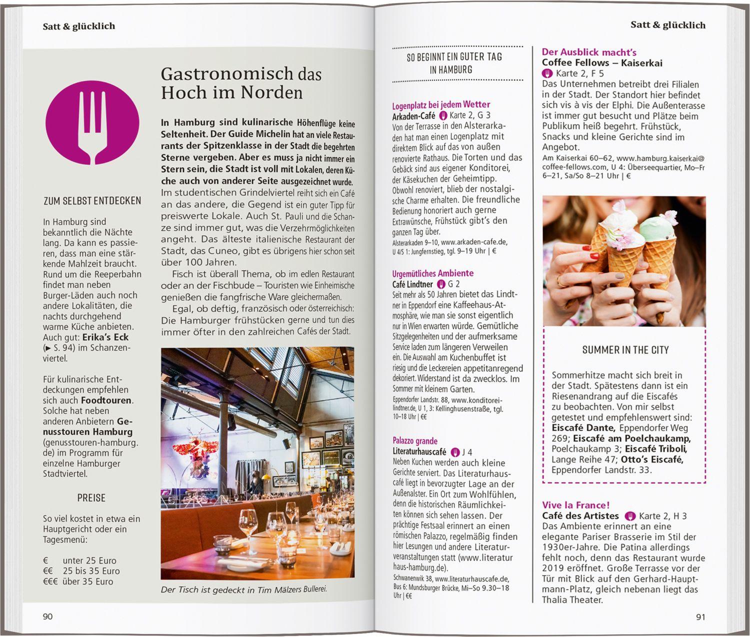 Beispielinhalt (Bild) DUMONT direkt Reiseführer Hamburg