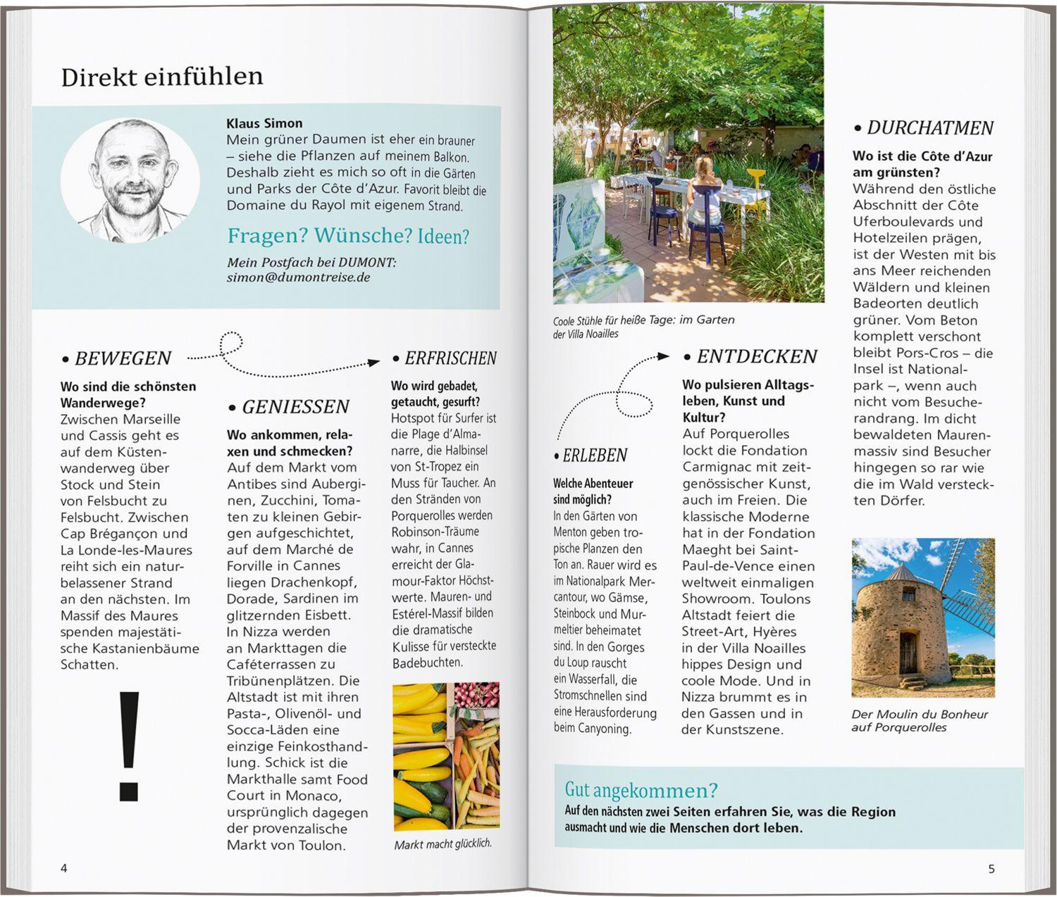 Beispielinhalt (Bild) DUMONT direkt Reiseführer Côte d´Azur