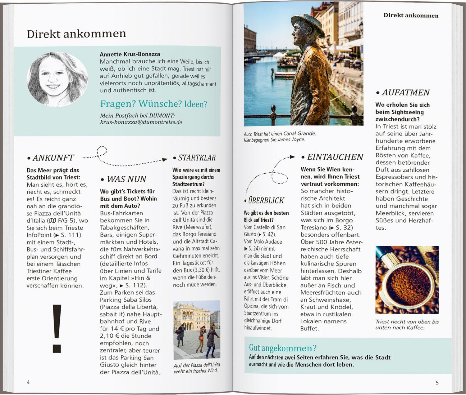 Beispielinhalt (Bild) DUMONT direkt Reiseführer Triest