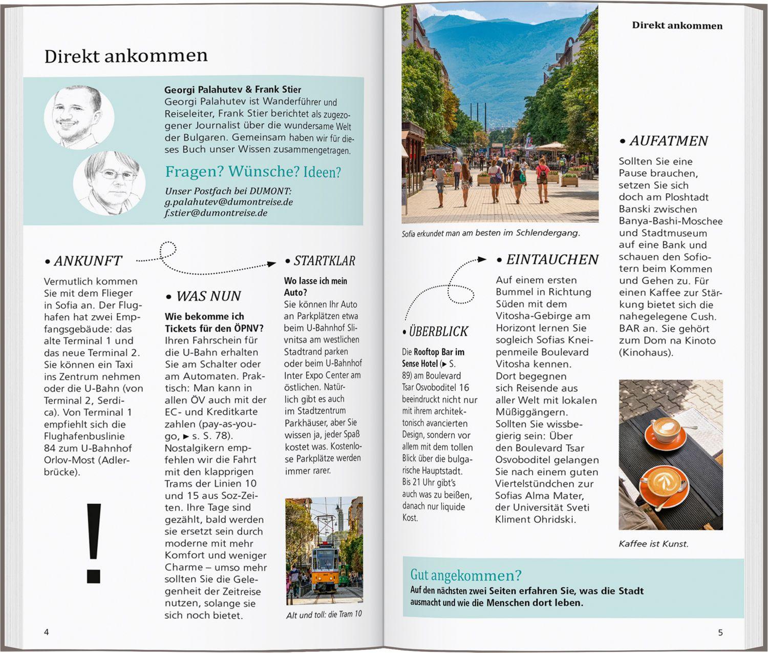 Beispielinhalt (Bild) DUMONT direkt Reiseführer Sofia