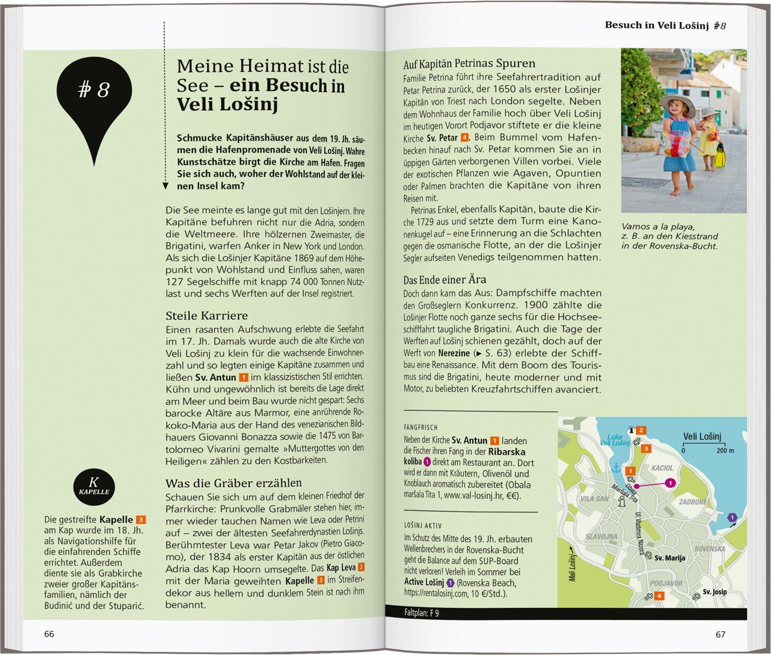 Beispielinhalt (Bild) DUMONT direkt Reiseführer Istrien, Kvarner Bucht