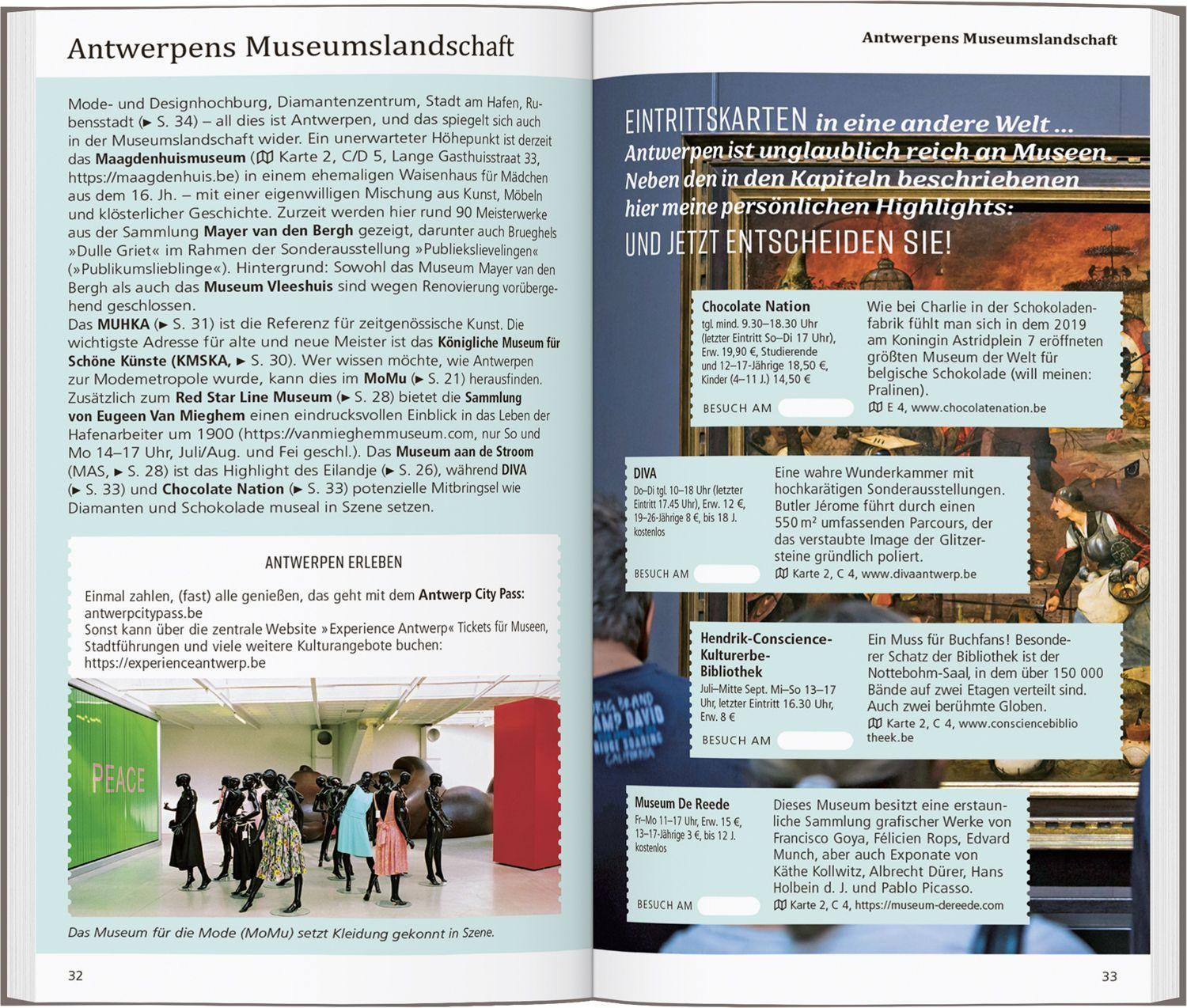 Beispielinhalt (Bild) DUMONT direkt Reiseführer Antwerpen, Gent, Brügge