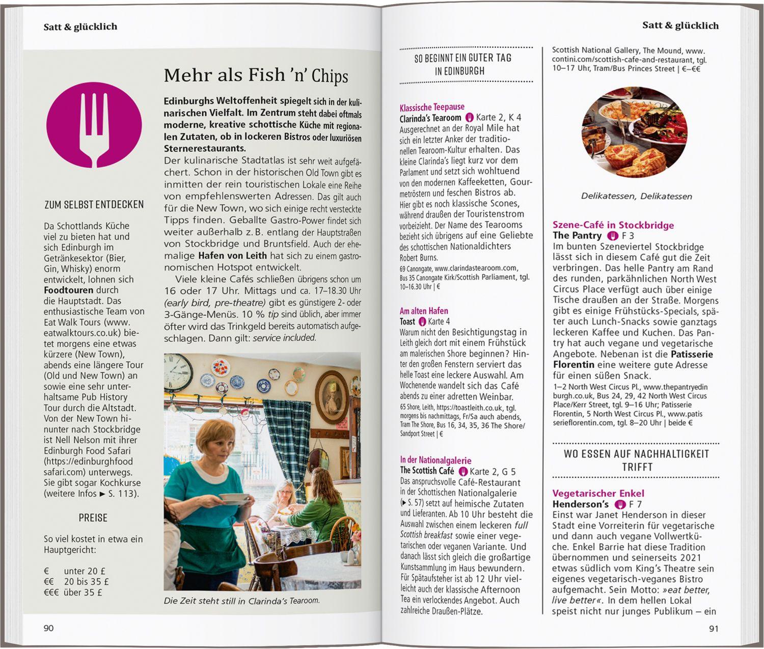 Beispielinhalt (Bild) DUMONT direkt Reiseführer Edinburgh