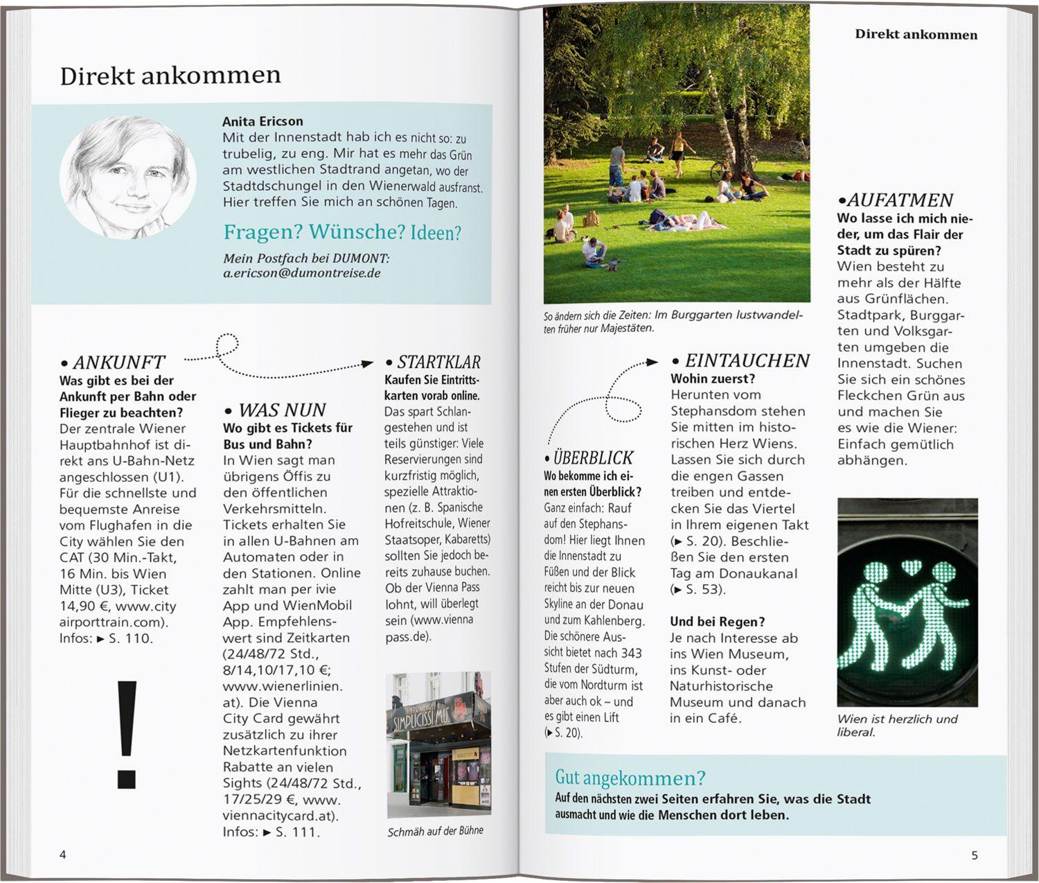 Beispielinhalt (Bild) DUMONT direkt Reiseführer Wien