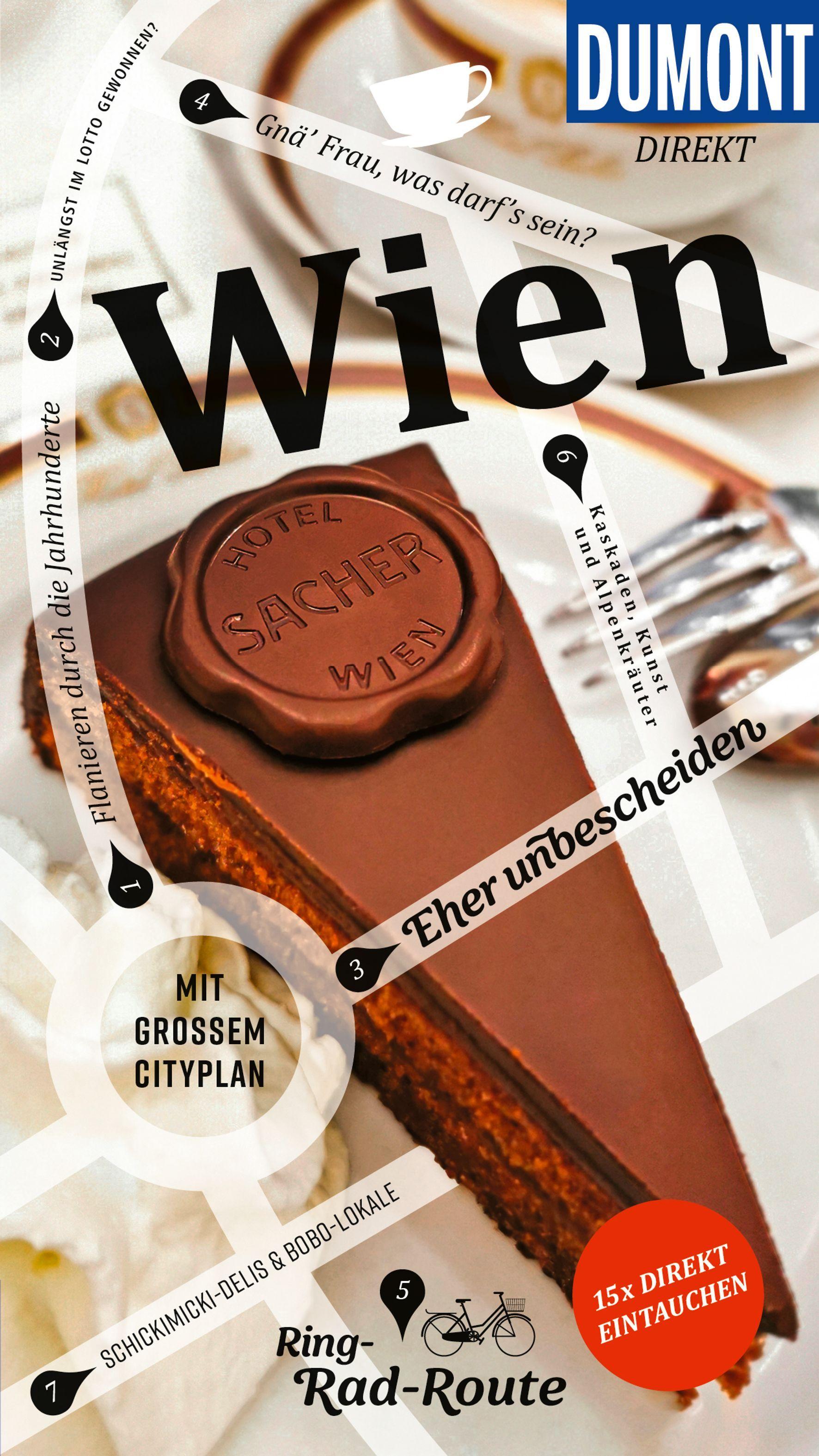 Vorderes Coverbild DUMONT direkt Reiseführer Wien