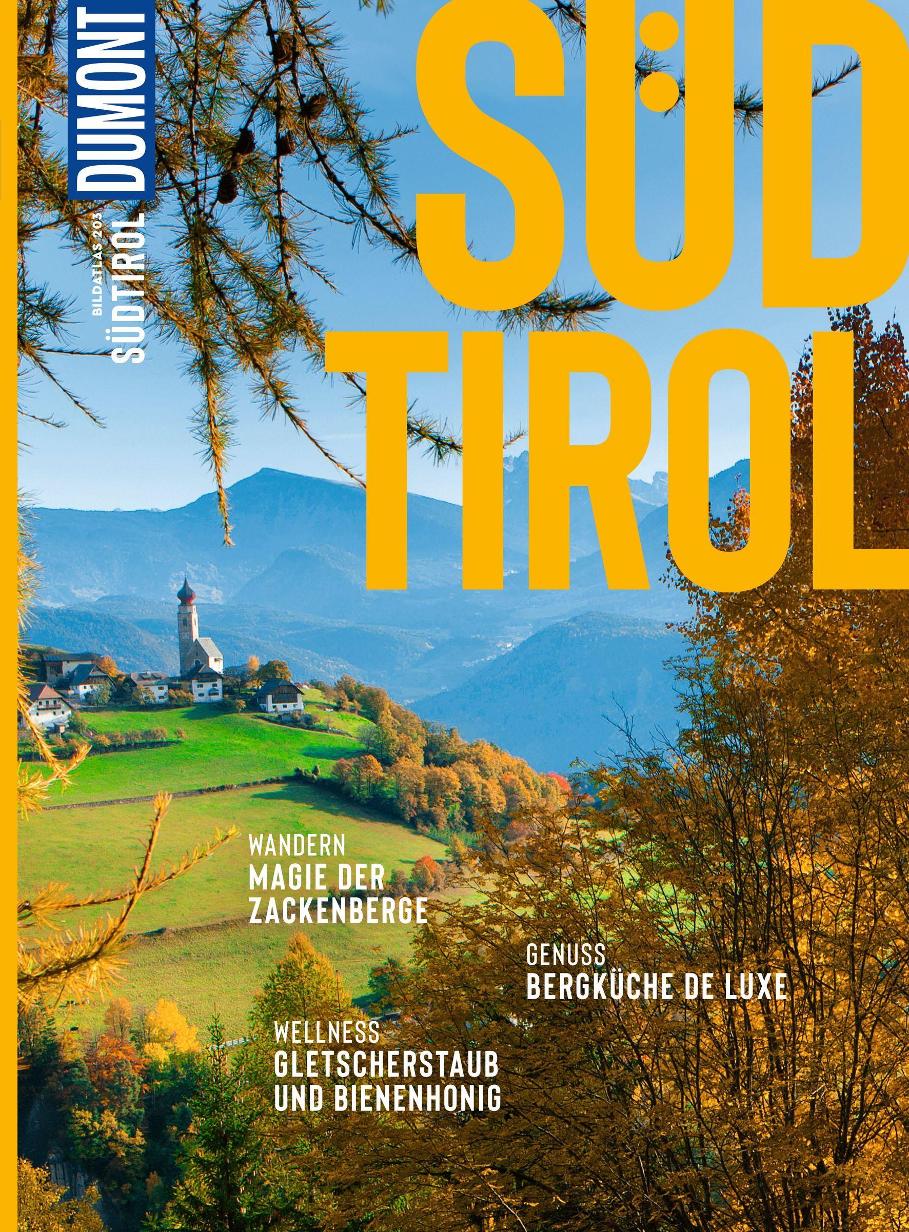 Vorderes Coverbild DUMONT Bildatlas Südtirol