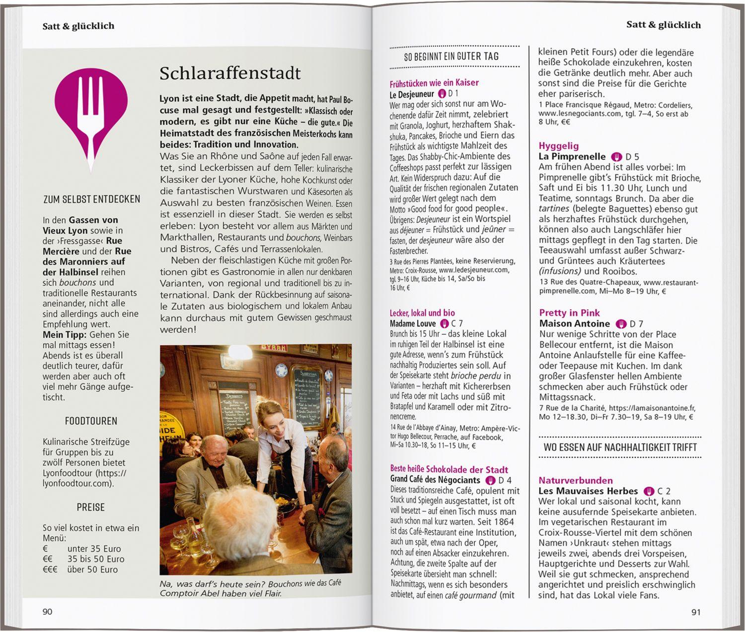 Beispielinhalt (Bild) DUMONT direkt Reiseführer Lyon